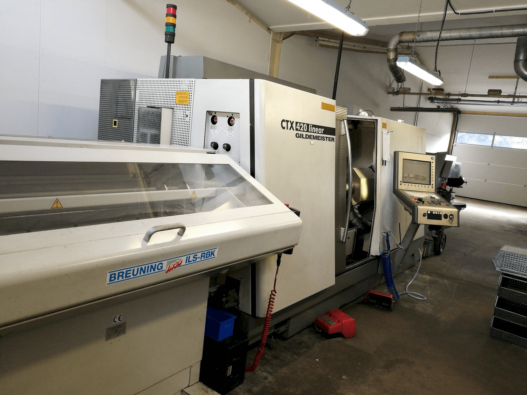 Koneen Gildemeister CTX 420 linear / V6 etunäkymä