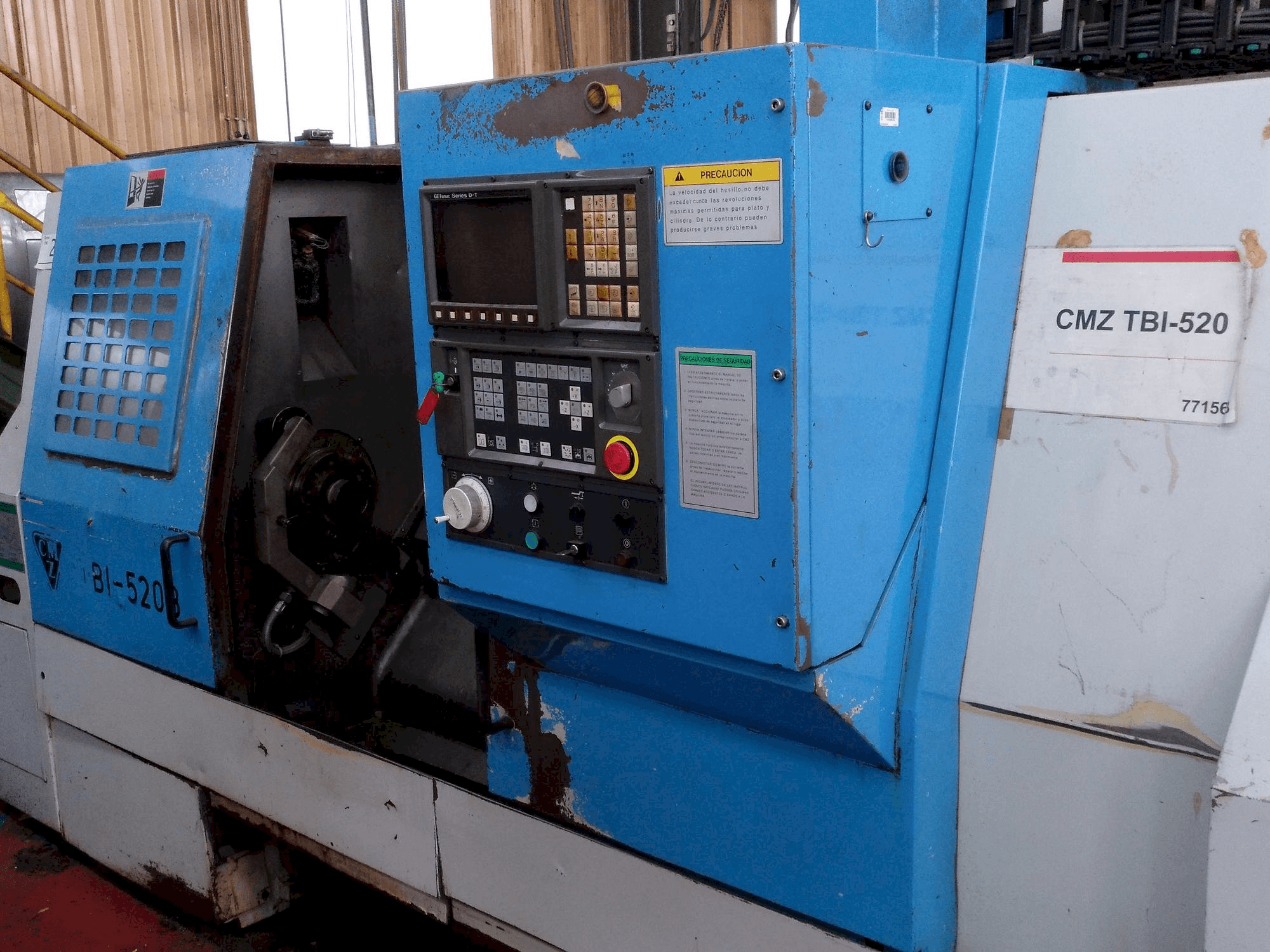 Koneen CMZ TBI 520 etunäkymä