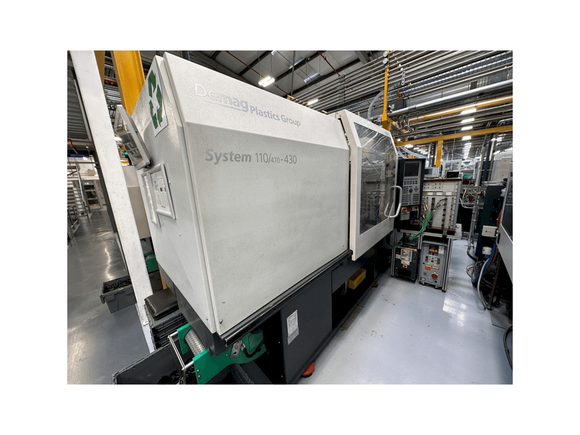 Koneen DEMAG System 110/470-430 etunäkymä