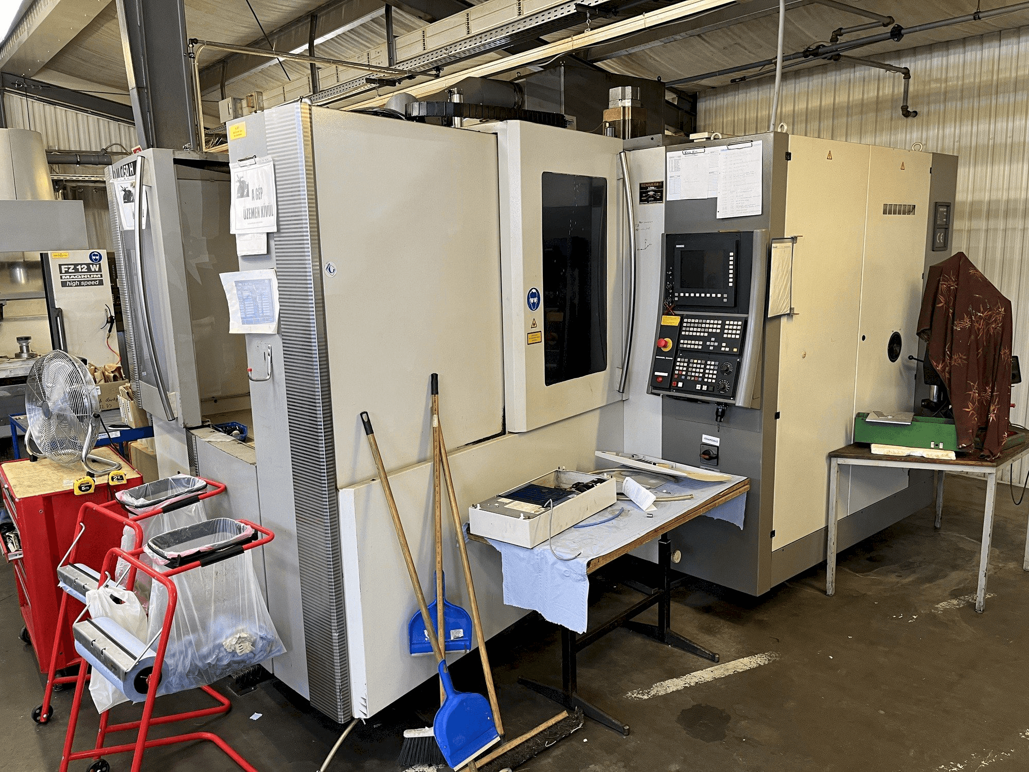 Koneen DMG MORI DMC 50H etunäkymä