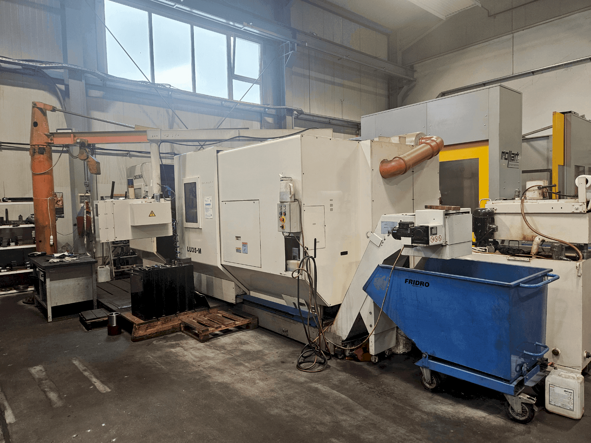 Koneen Okuma LU 35-M etunäkymä