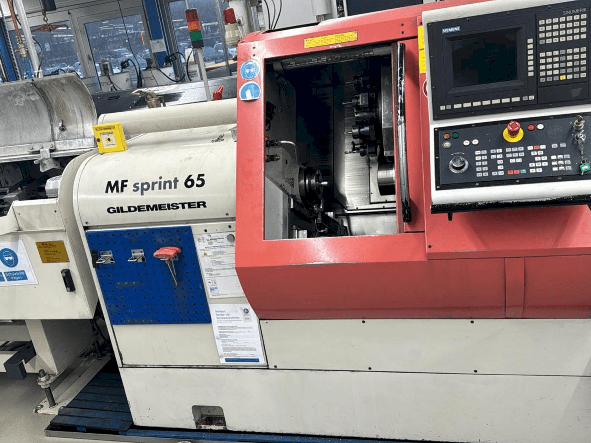 Koneen Gildemeister MF SPRINT 65 etunäkymä