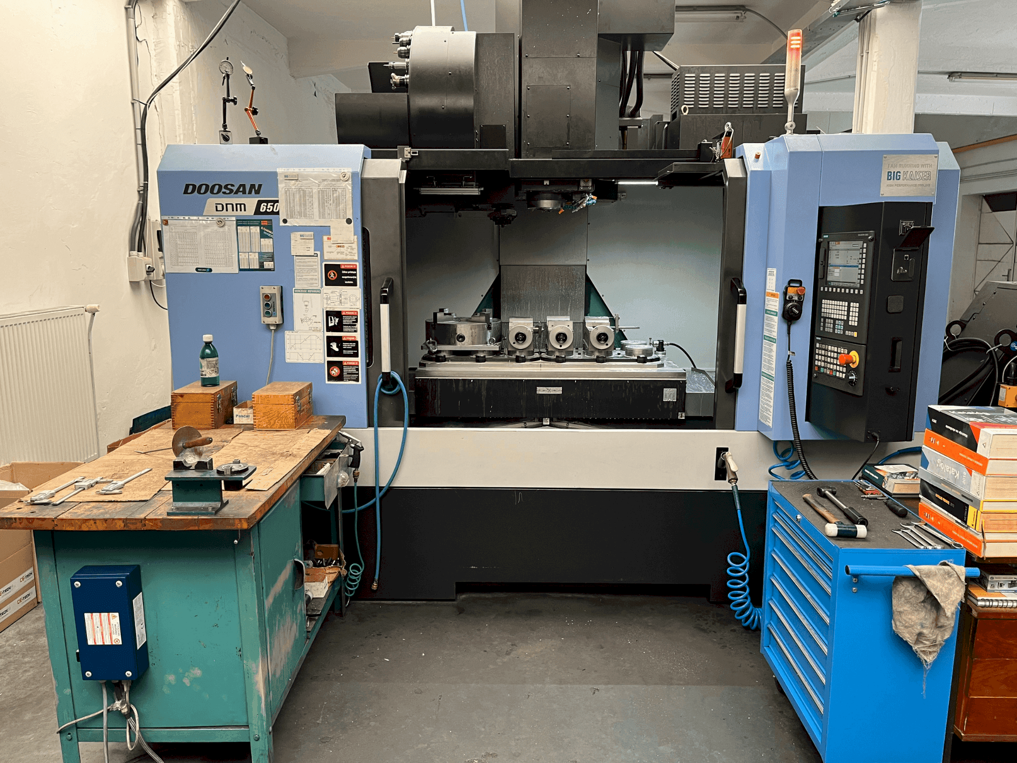 Koneen DOOSAN DNM 650 II etunäkymä