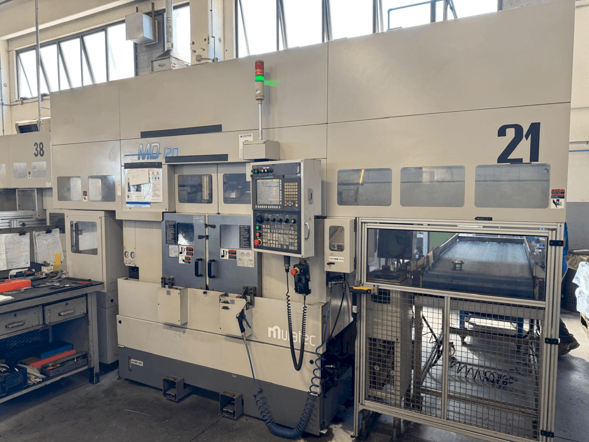 Koneen MURATA Model MURATEC MD 120 etunäkymä