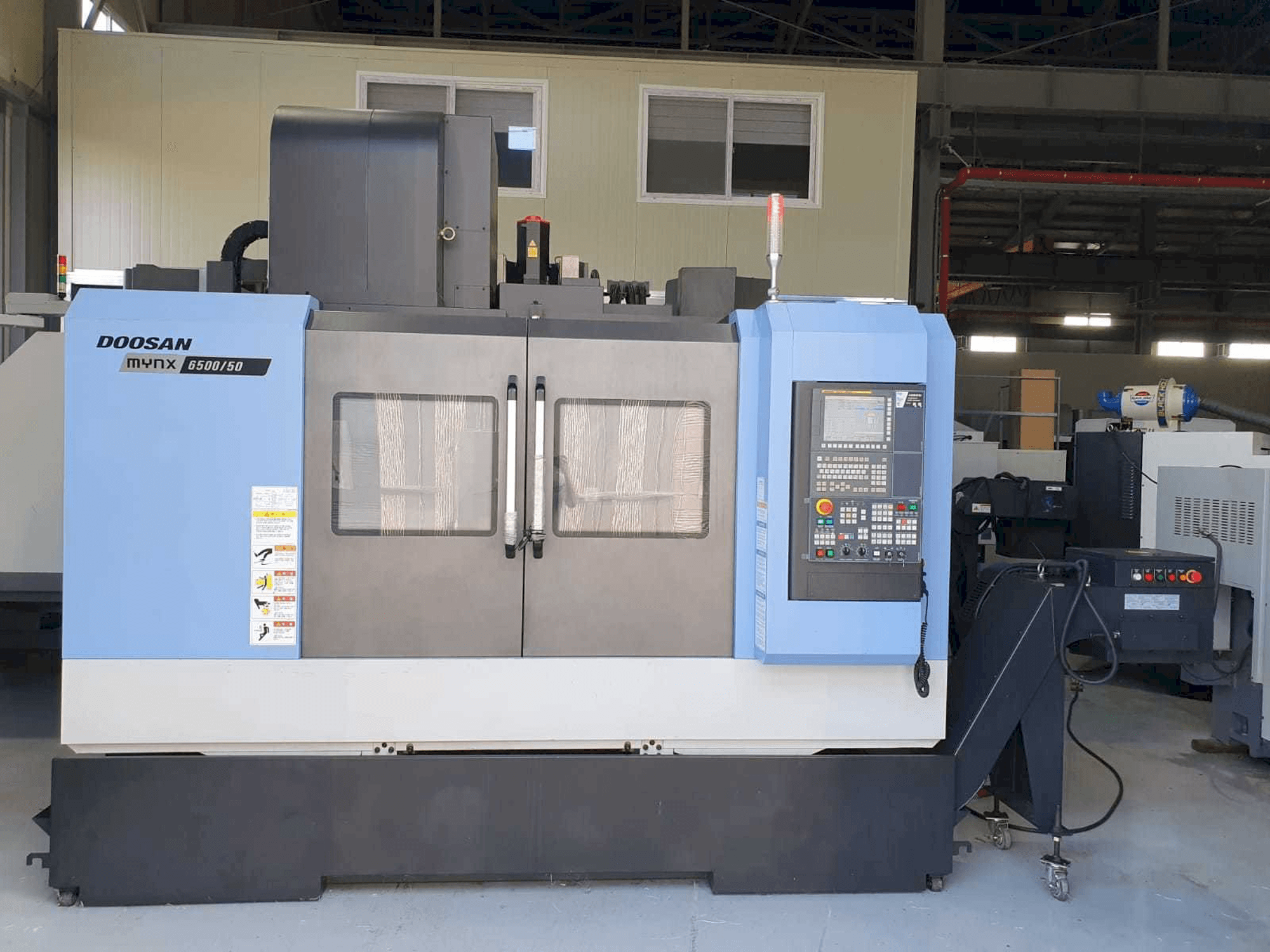 Koneen Doosan Mynx 6500/50 etunäkymä