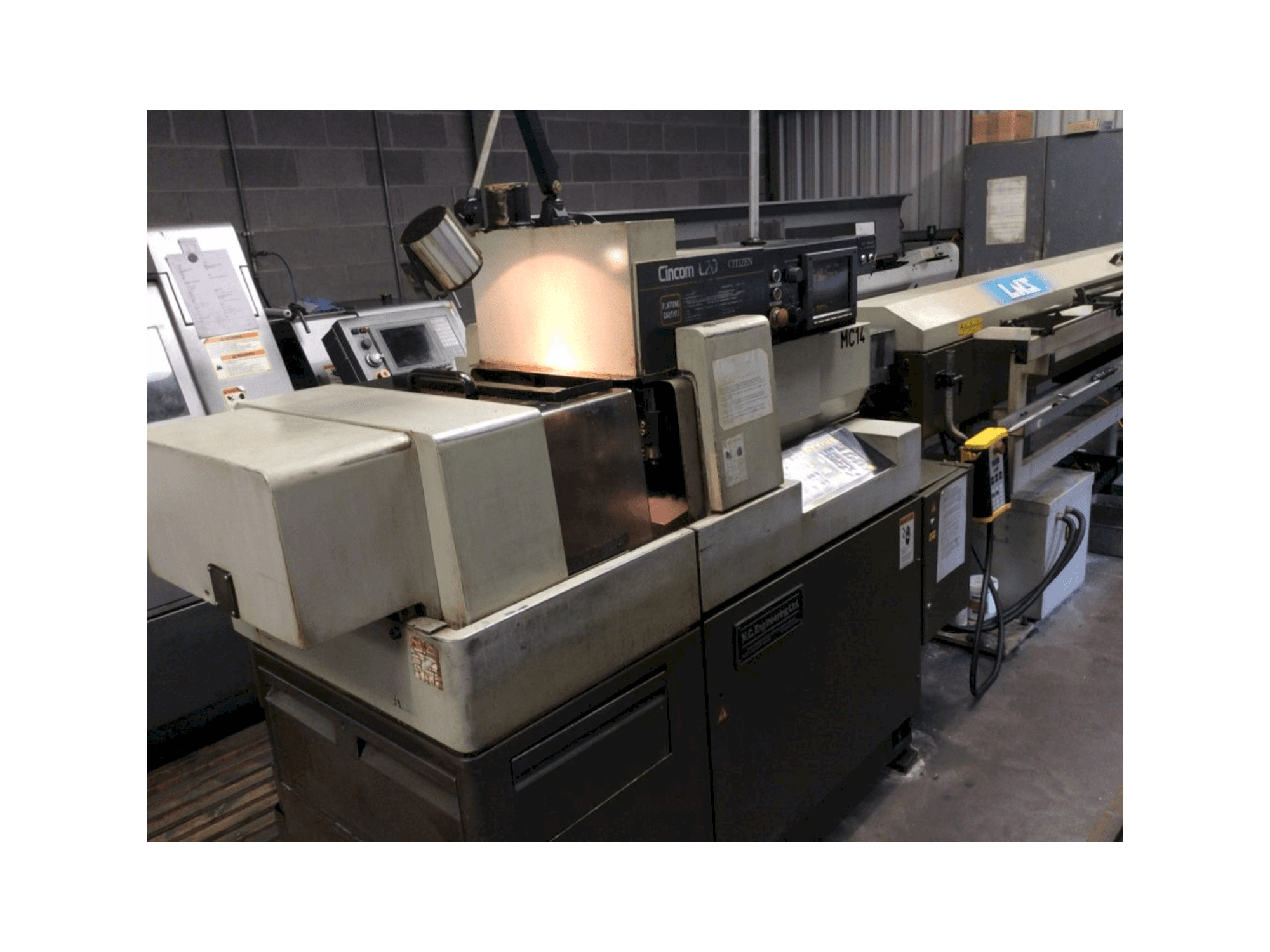 Koneen Citizen Cincom L320 etunäkymä