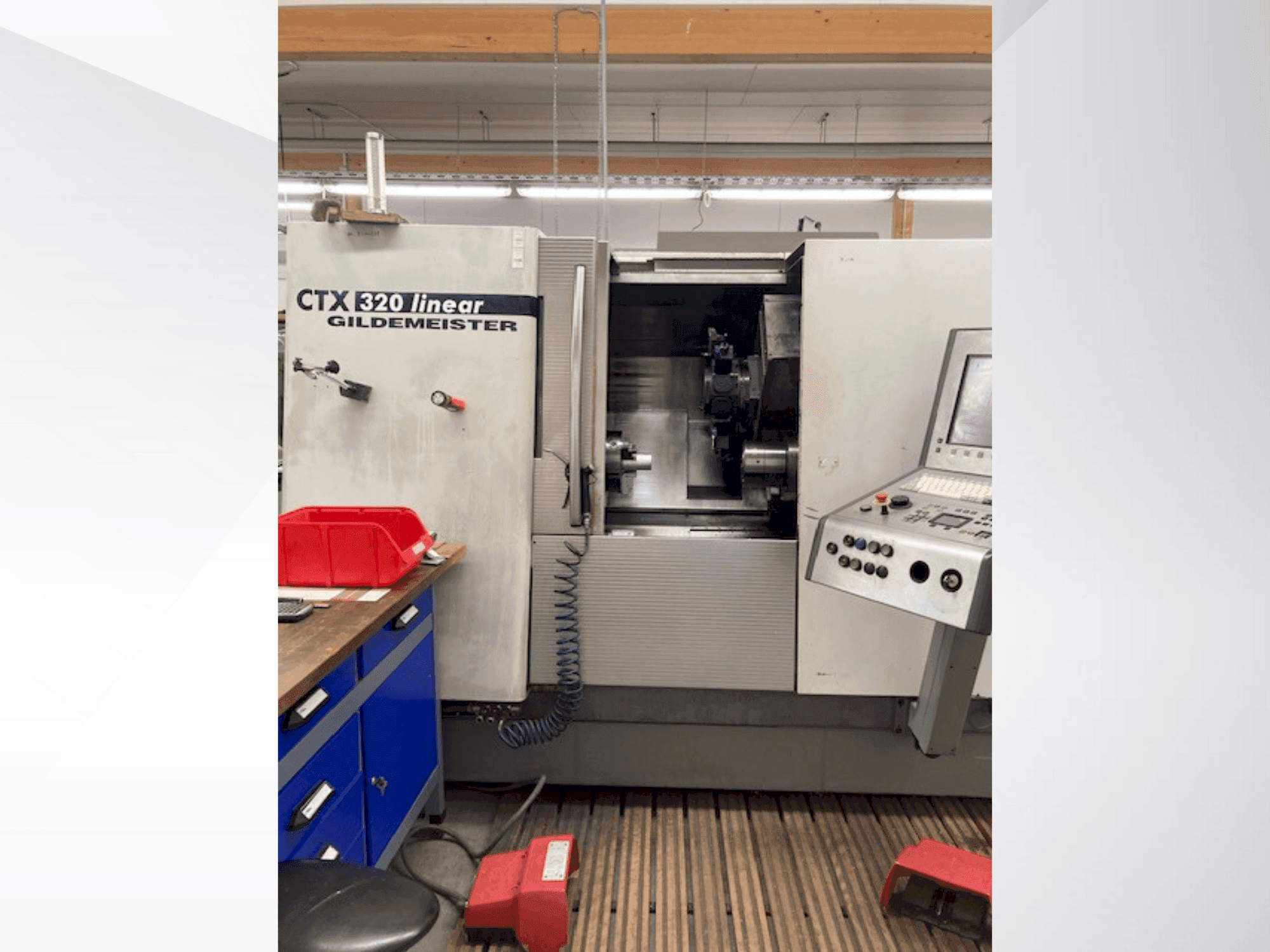 Koneen Gildemeister CTX 320 linear etunäkymä