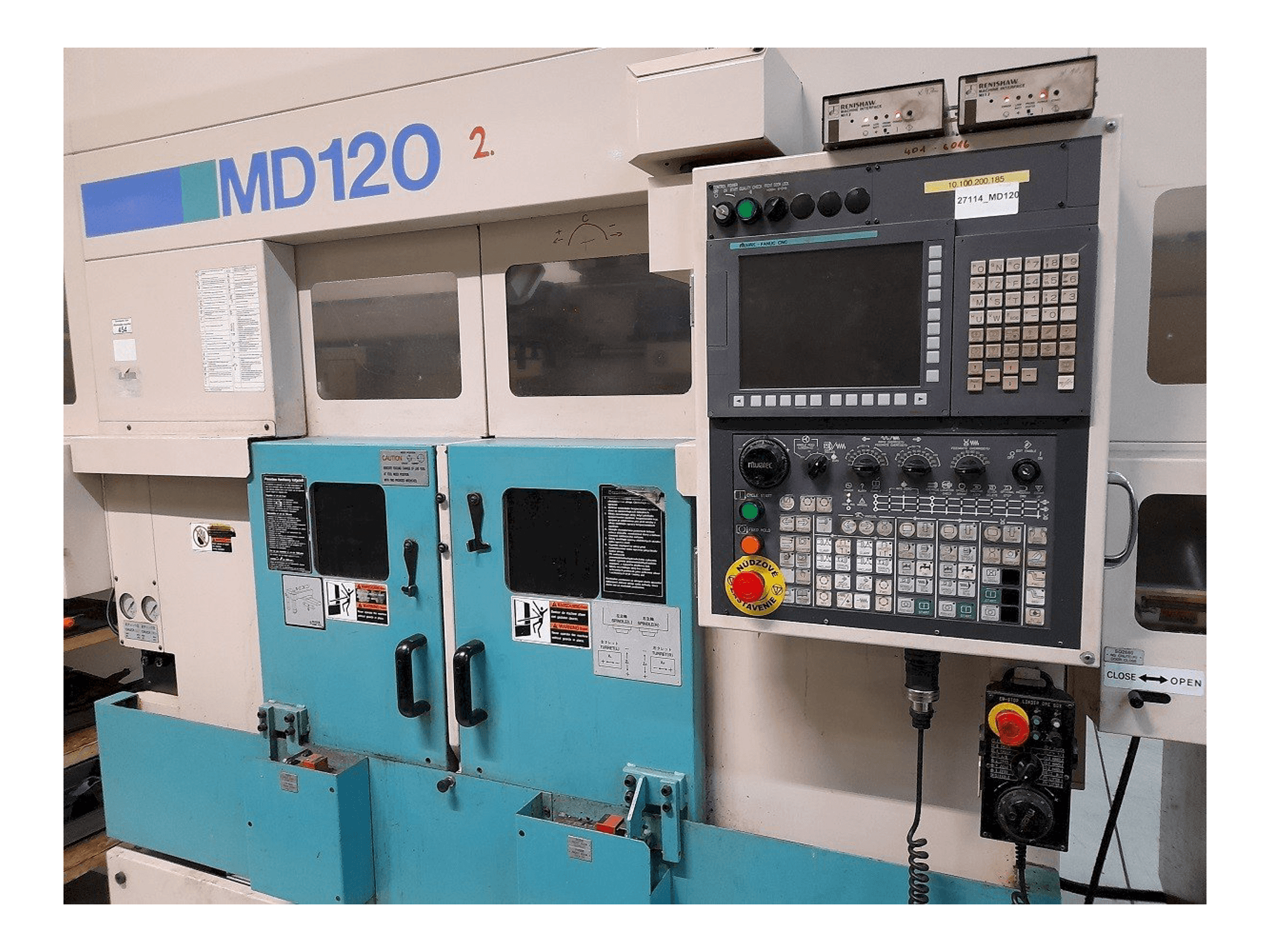 Koneen Muratec MD120 + MS60 etunäkymä