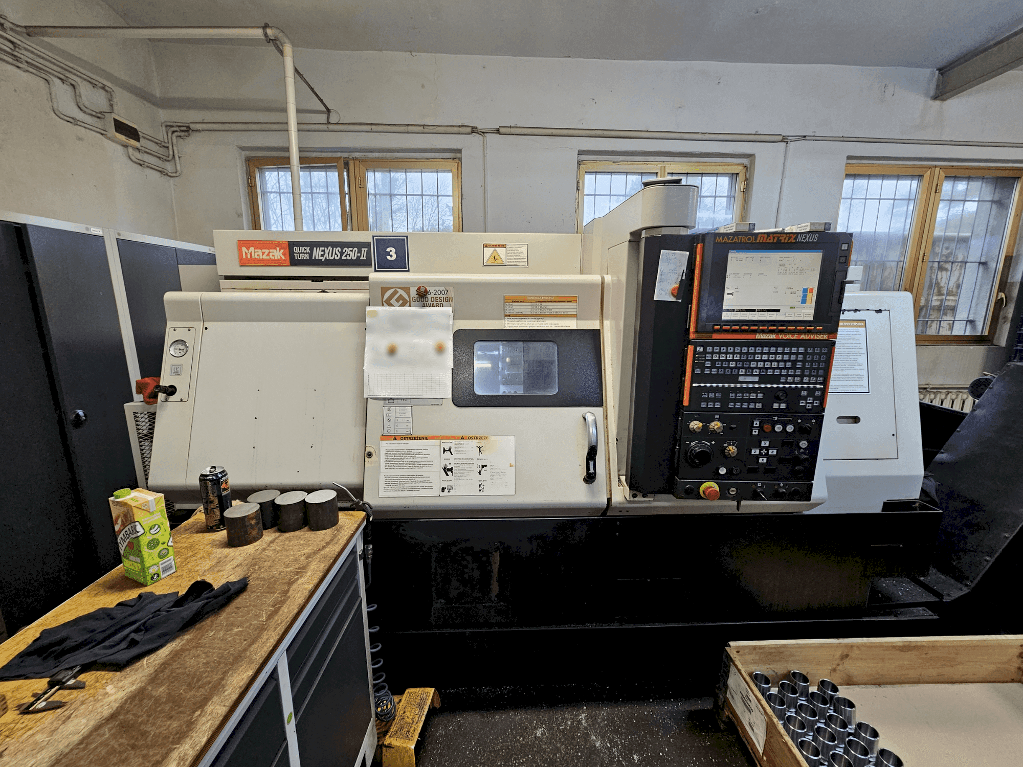 Koneen Mazak QUICKTURN NEXUS 250-II etunäkymä