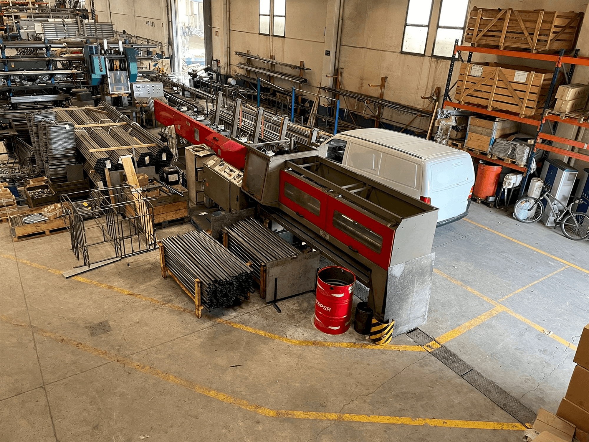 Koneen Simec MEC 120 BM 2L etunäkymä