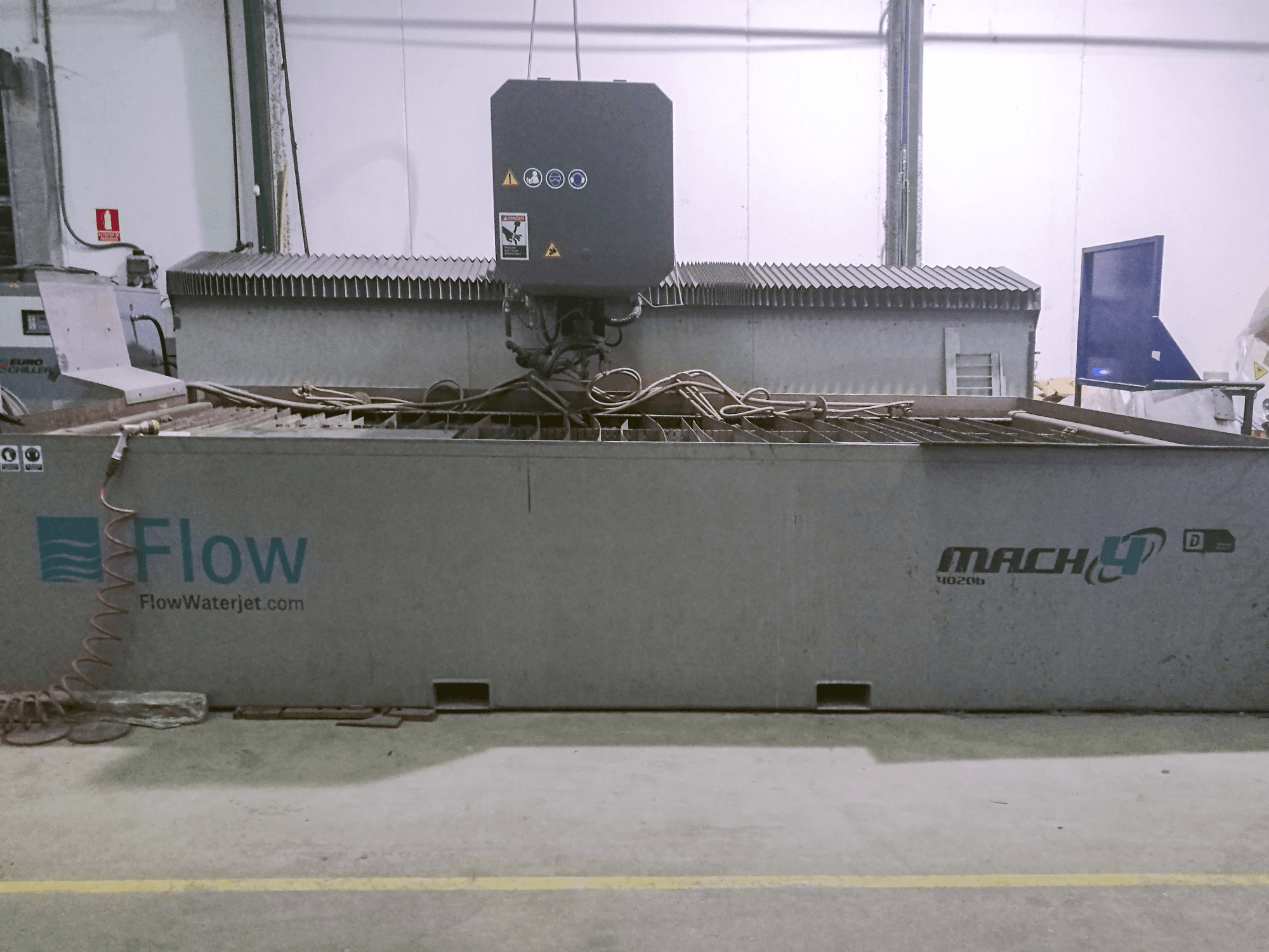 Koneen Flow etunäkymä Mach4 4020b
