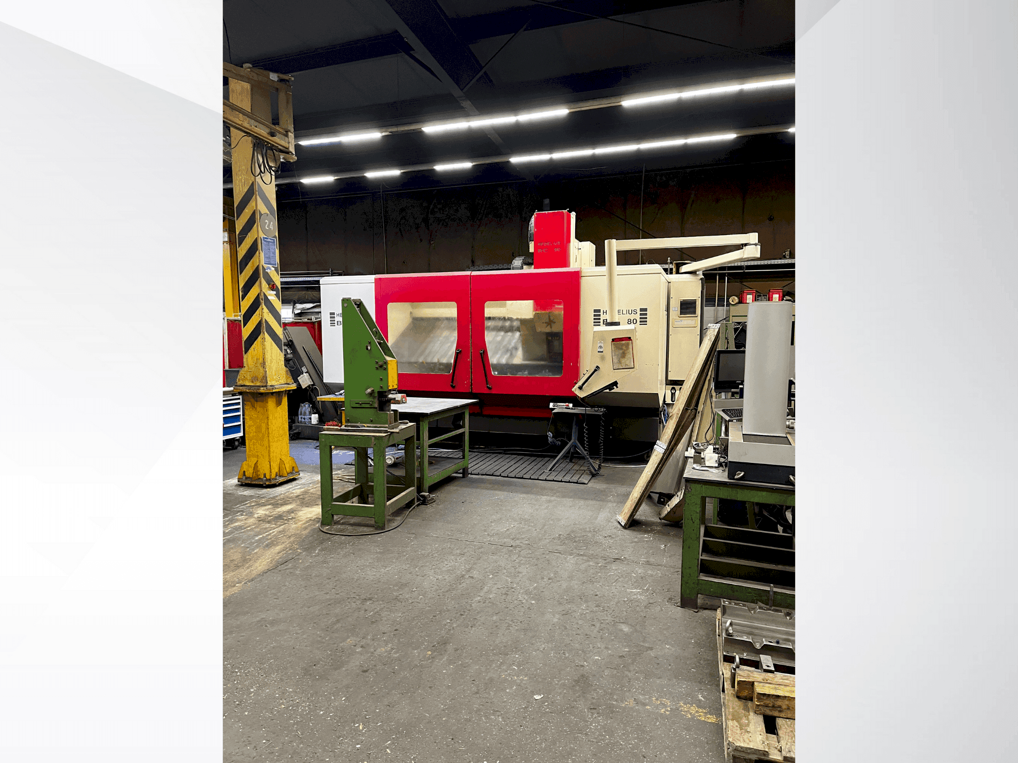 Koneen HEDELIUS BC 80 etunäkymä