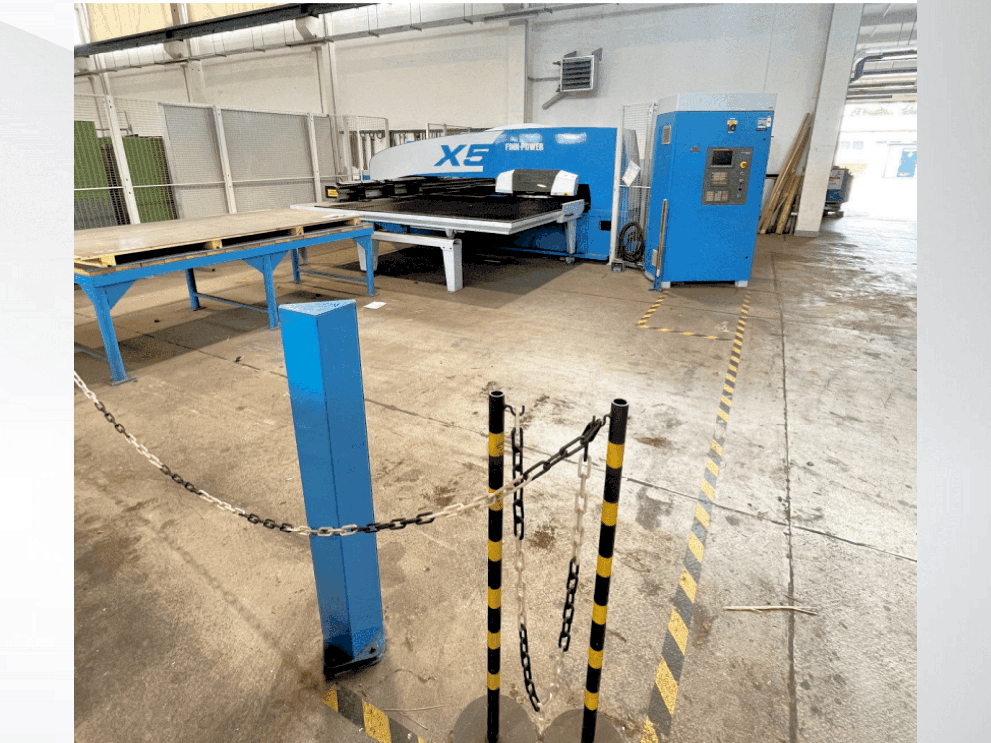 Koneen Finn-Power X5 etunäkymä