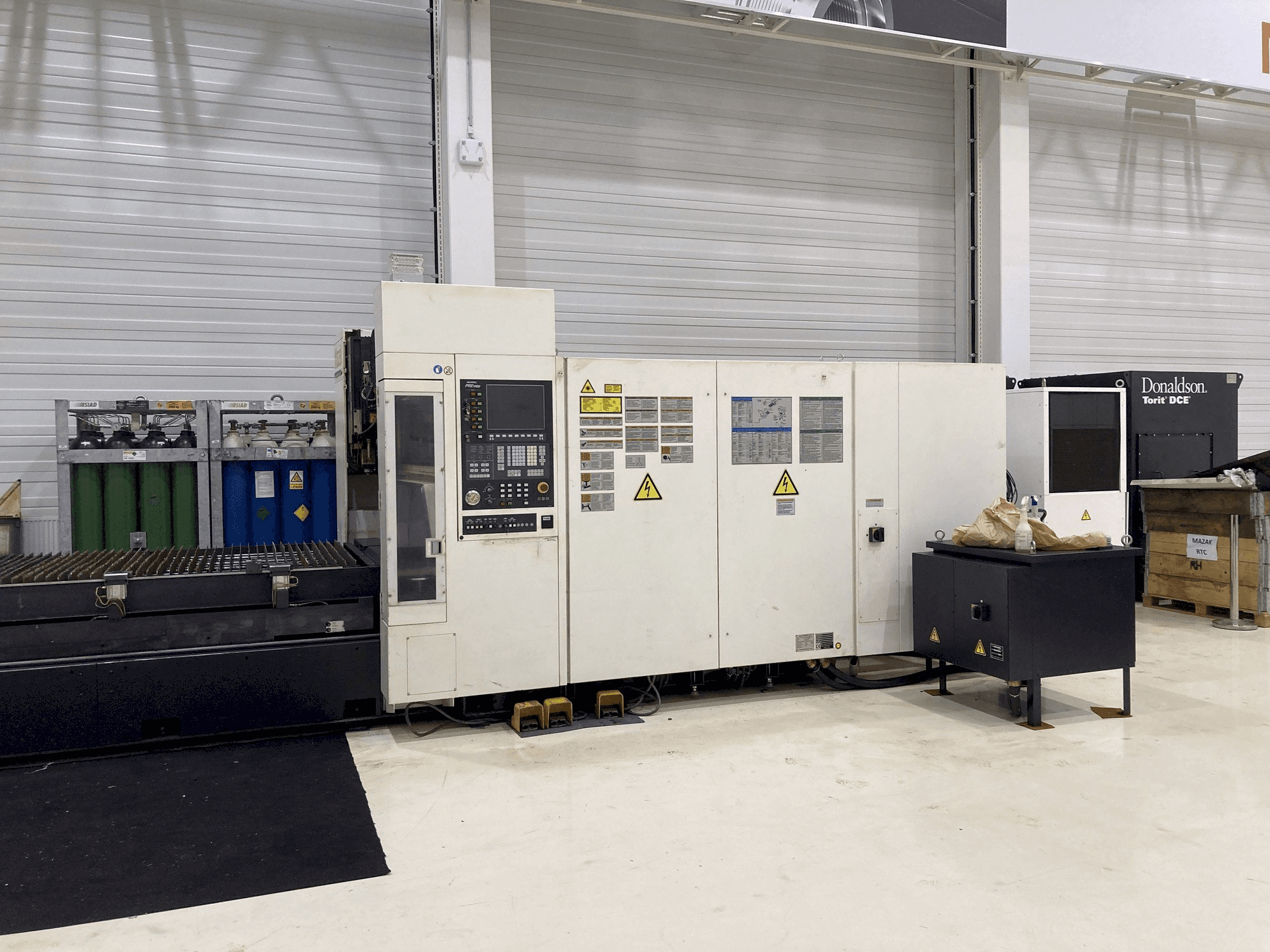 Koneen Mazak Super Turbo-X 510 MK III RTC etunäkymä