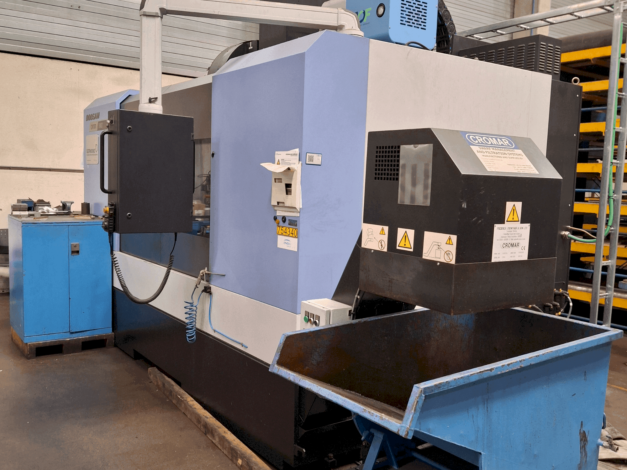 Koneen DOOSAN DNM 750 II etunäkymä