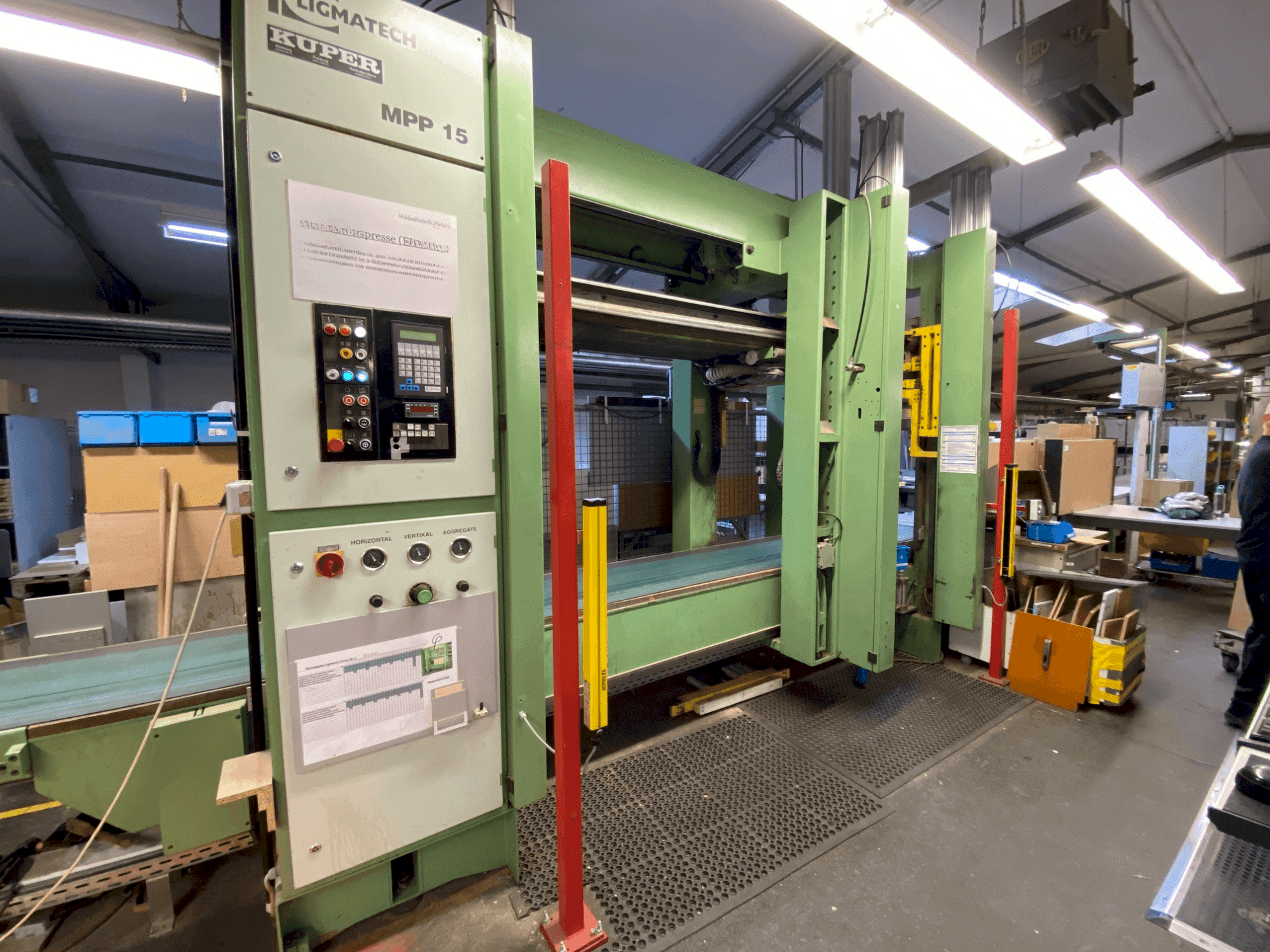 Koneen LIGMATECH MPP 15 etunäkymä