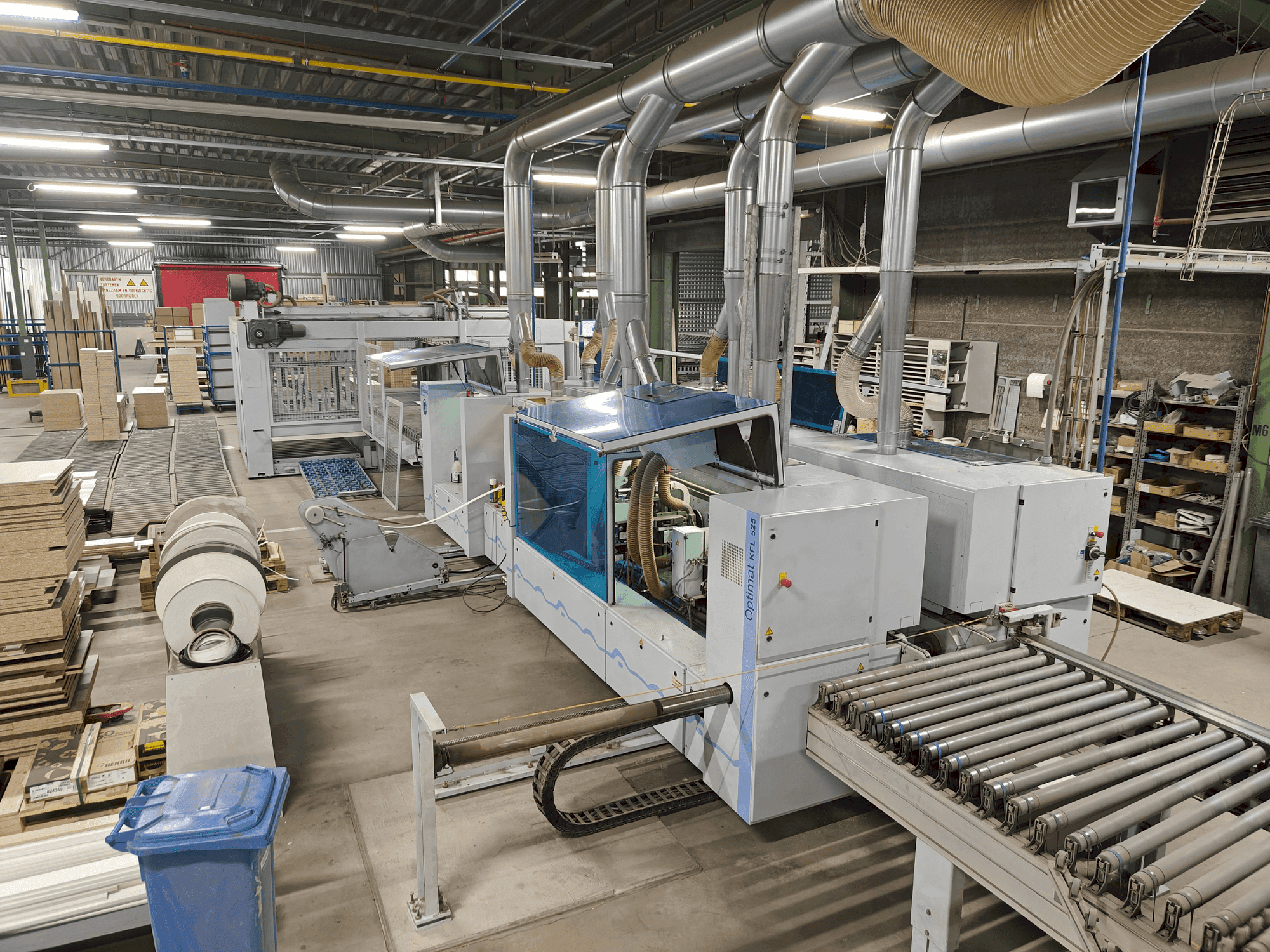 Koneen HOMAG Edgebanding line etunäkymä