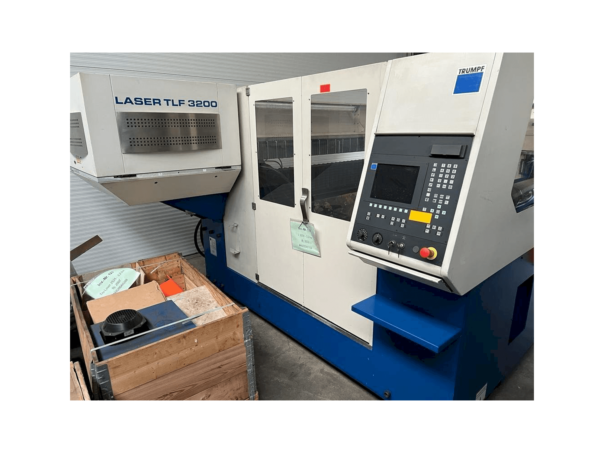 Koneen Trumpf Trumatic L3030 etunäkymä
