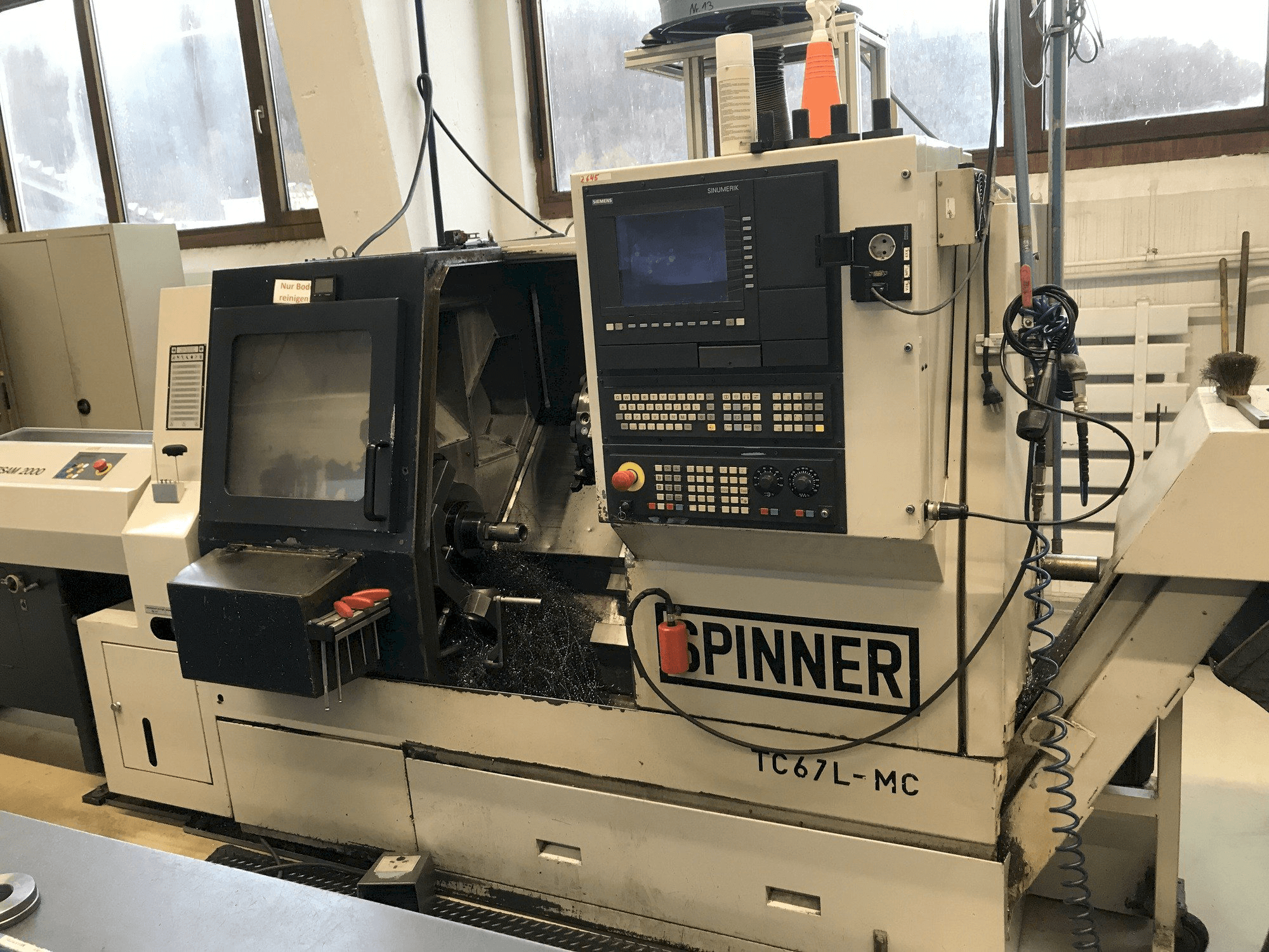 Koneen SPINNER TC67L -MC etunäkymä