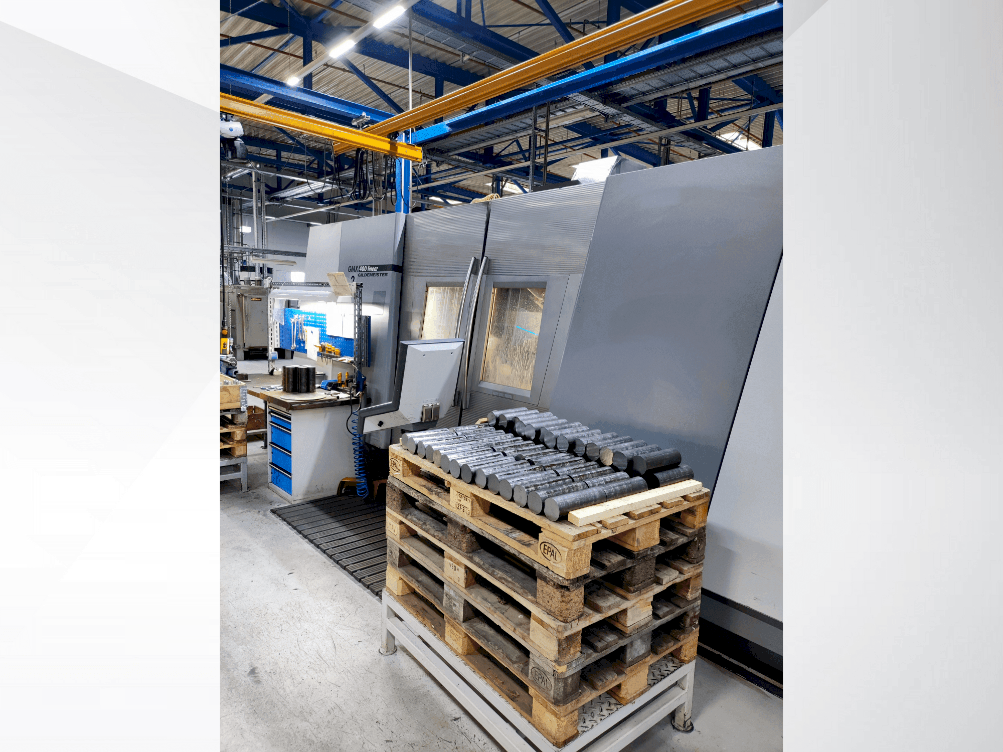 Koneen DMG GMX 400L etunäkymä