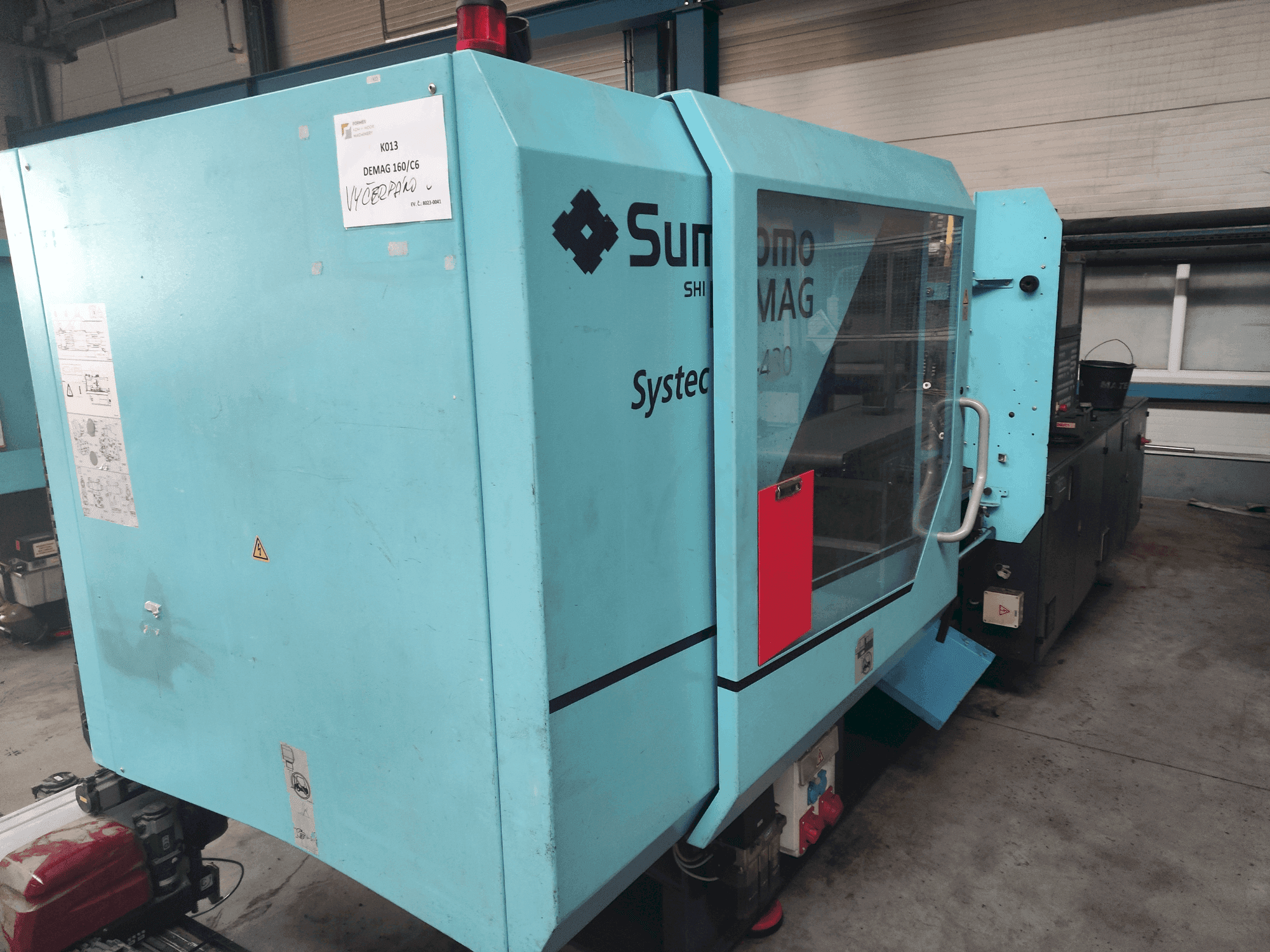 Koneen DEMAG Systec 160-520/430 etunäkymä