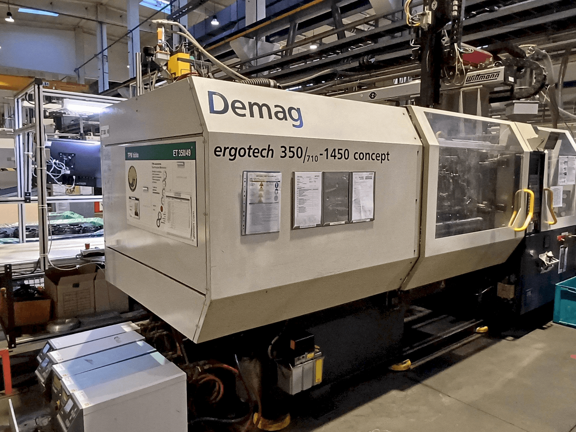 Koneen SUMITOMO SHI DEMAG Ergotech 350 Concept etunäkymä
