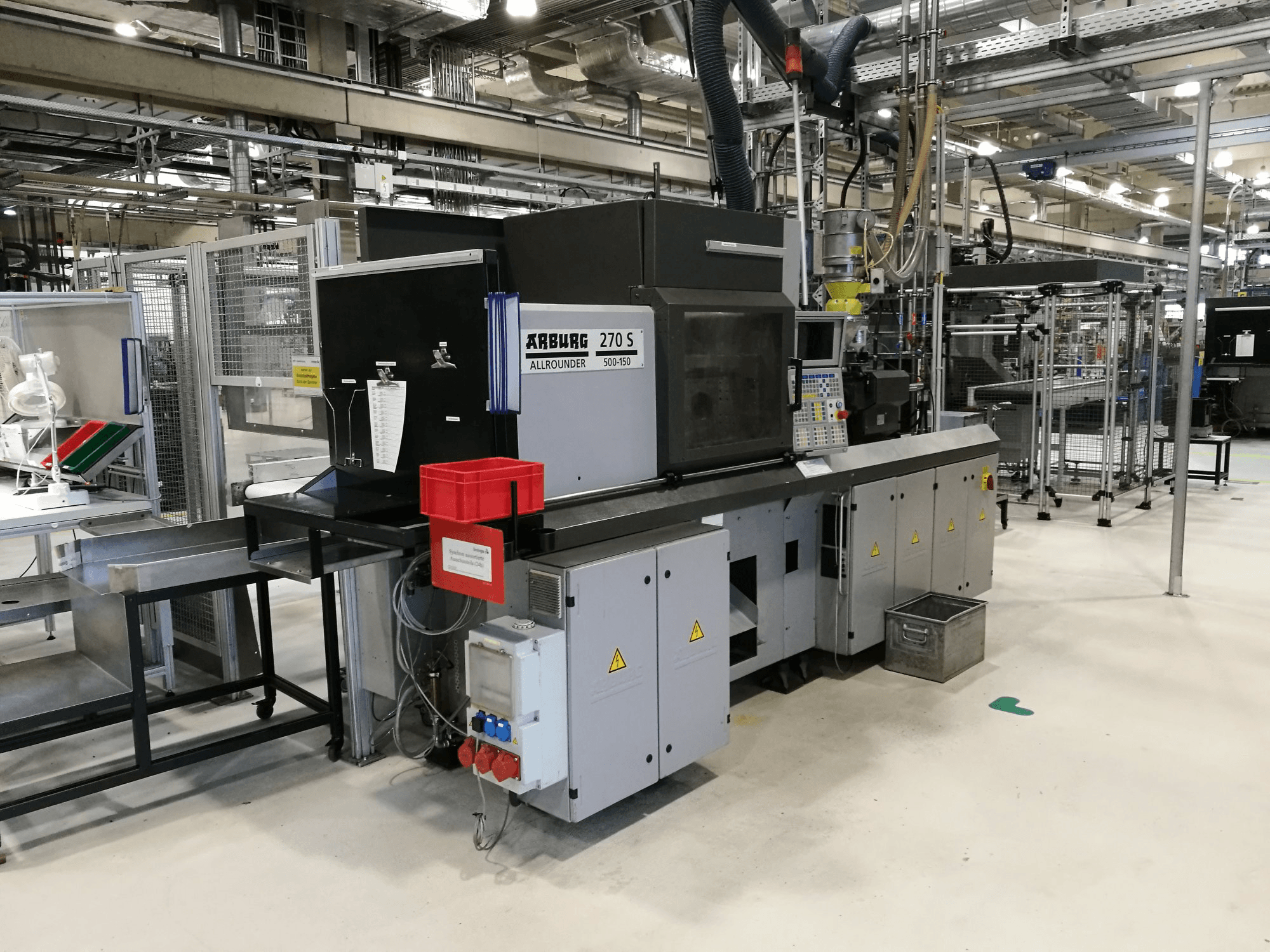 Koneen 1 Arburg vasen näkymä270S 500-150