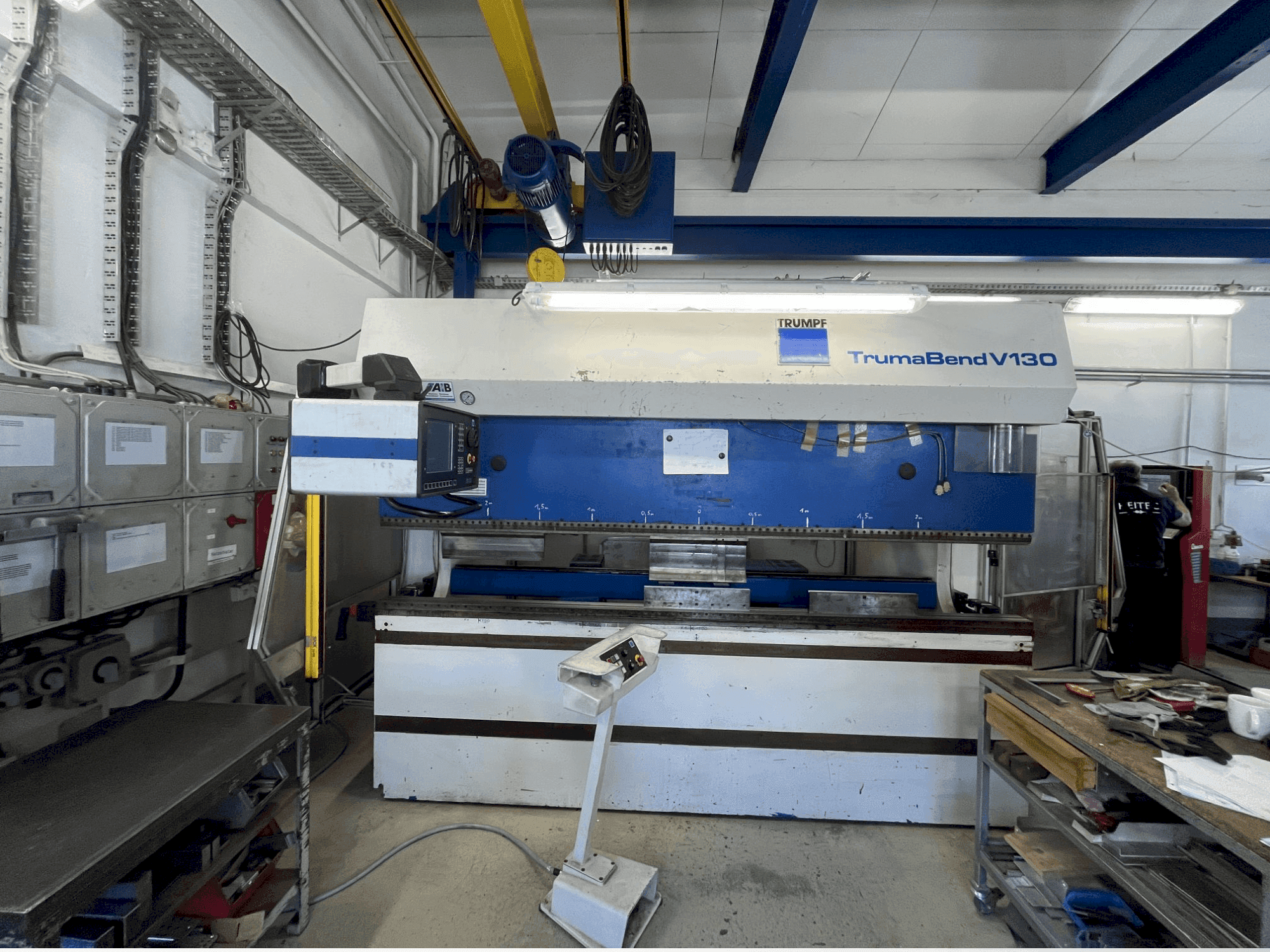 Koneen TRUMPF TrumaBend V130 etunäkymä