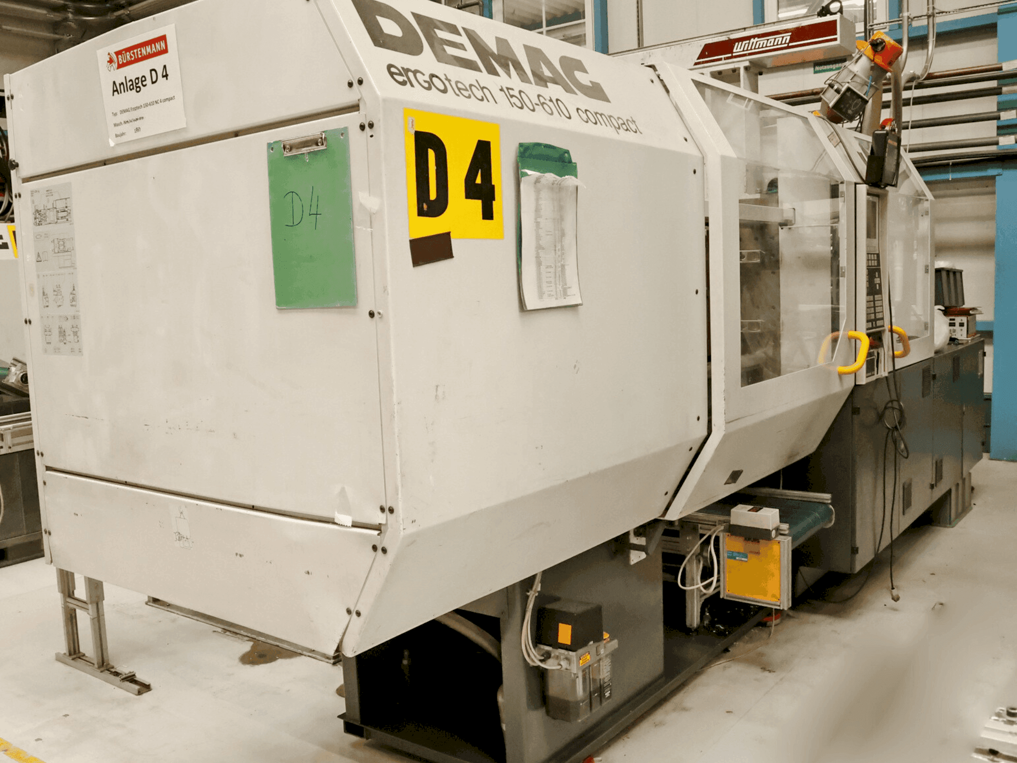 Koneen DEMAG Ergotech 150-610 NC 4 etunäkymä