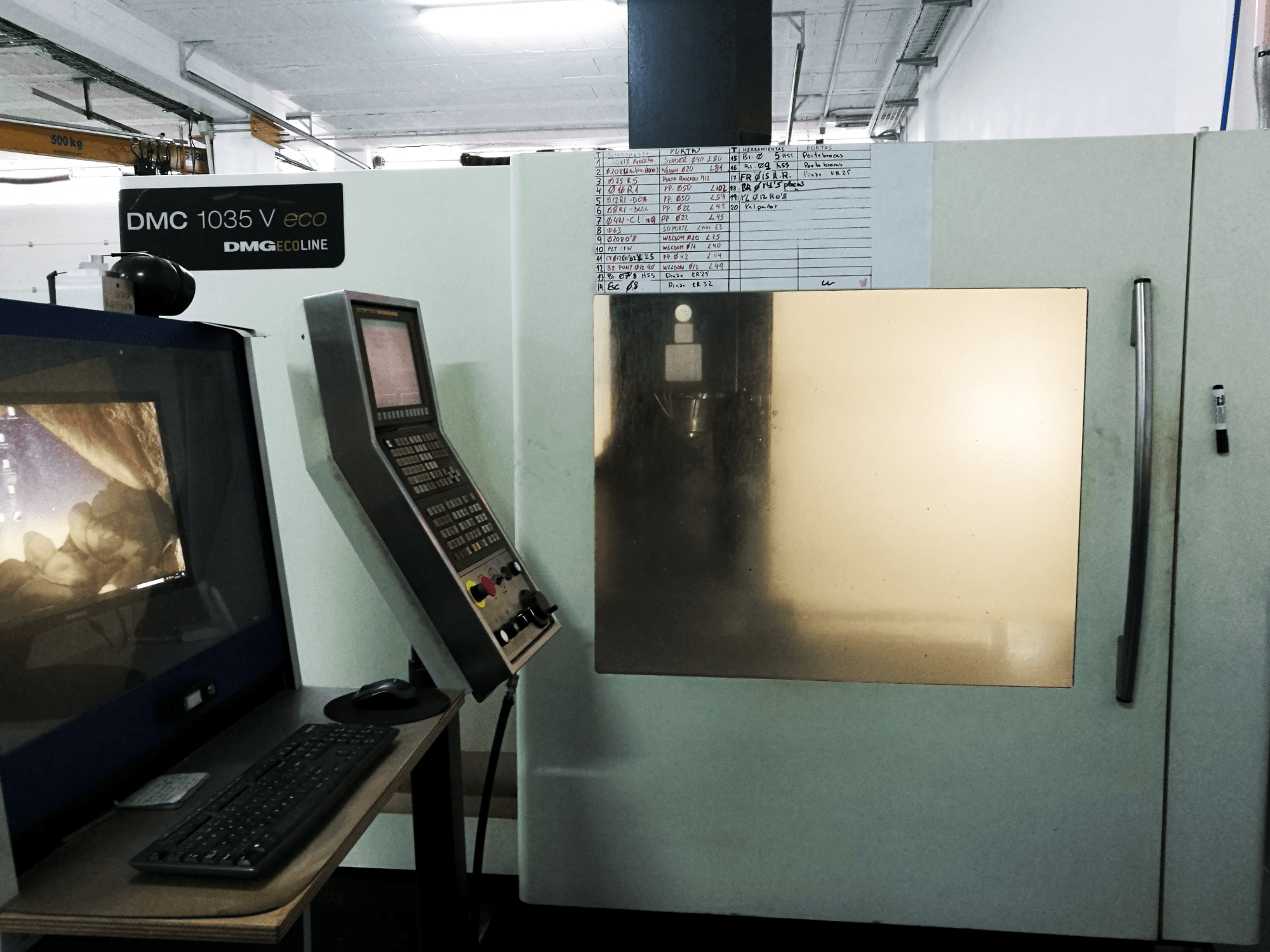 Koneen DMG MORI etunäkymä DMC 1035 V eco
