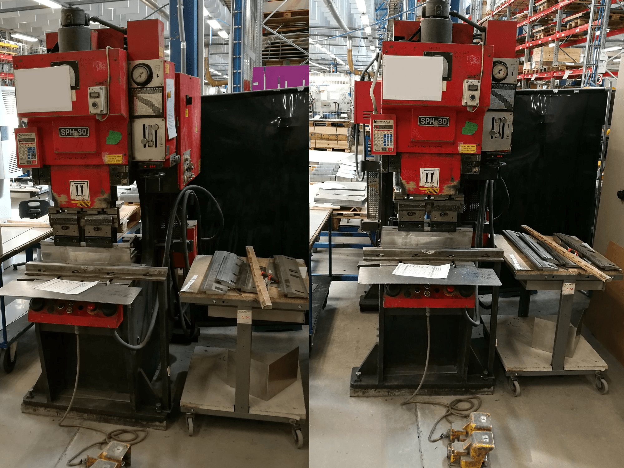 Koneen AMADA SPH-30C Etunäkymä