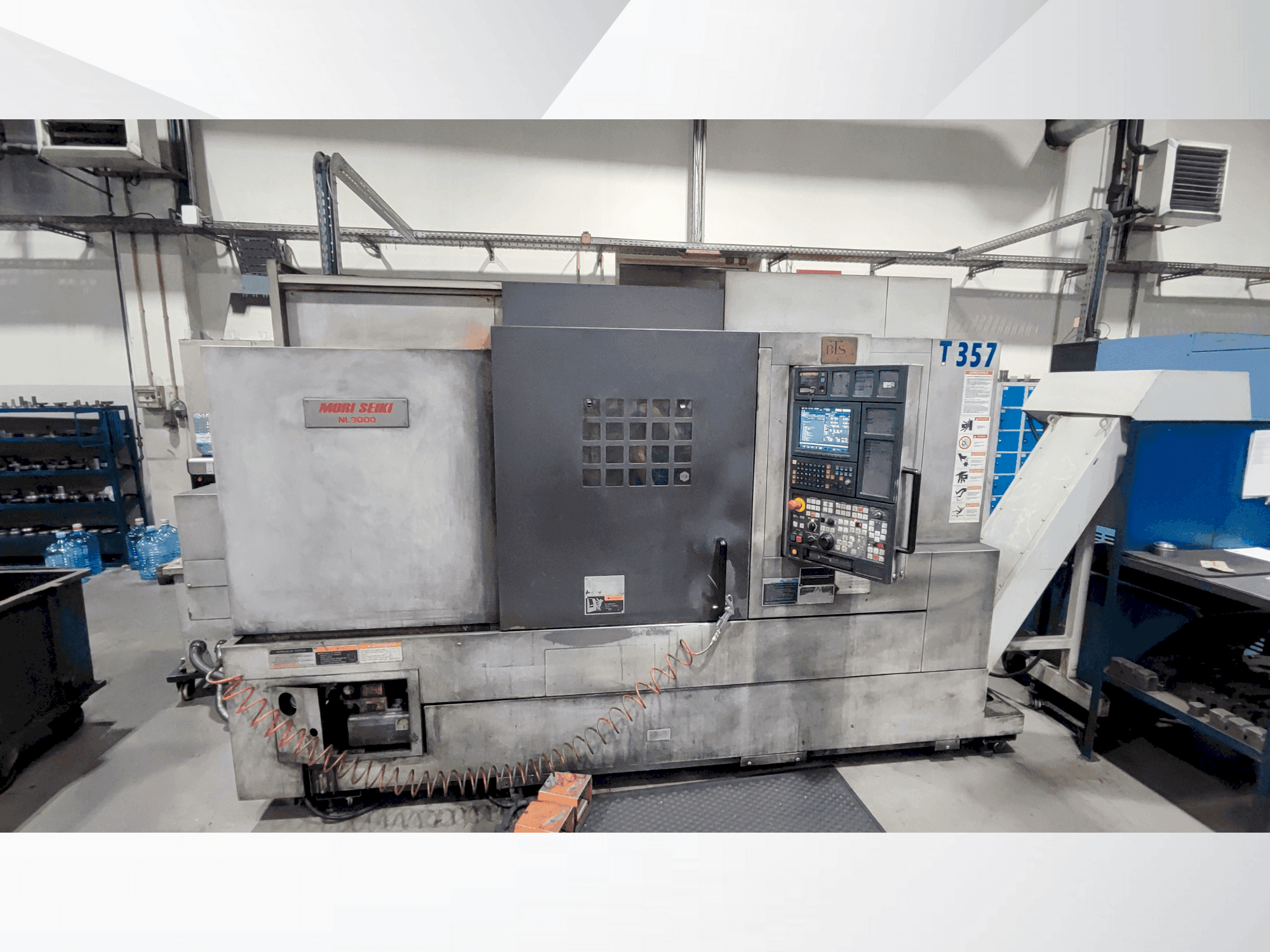 Koneen MORI SEIKI NL 3000/700 etunäkymä