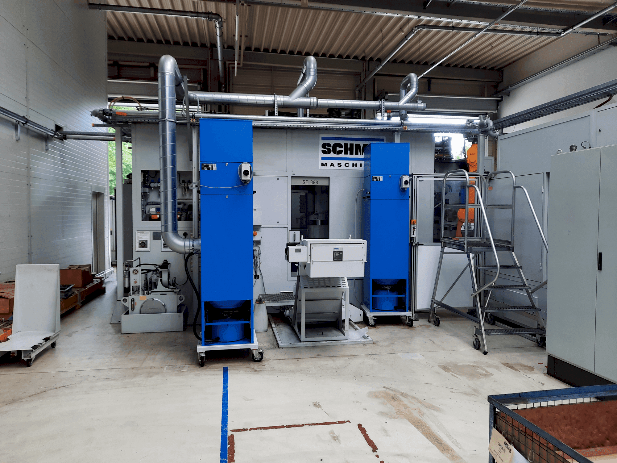 Koneen SCHMID SE 368 etunäkymä