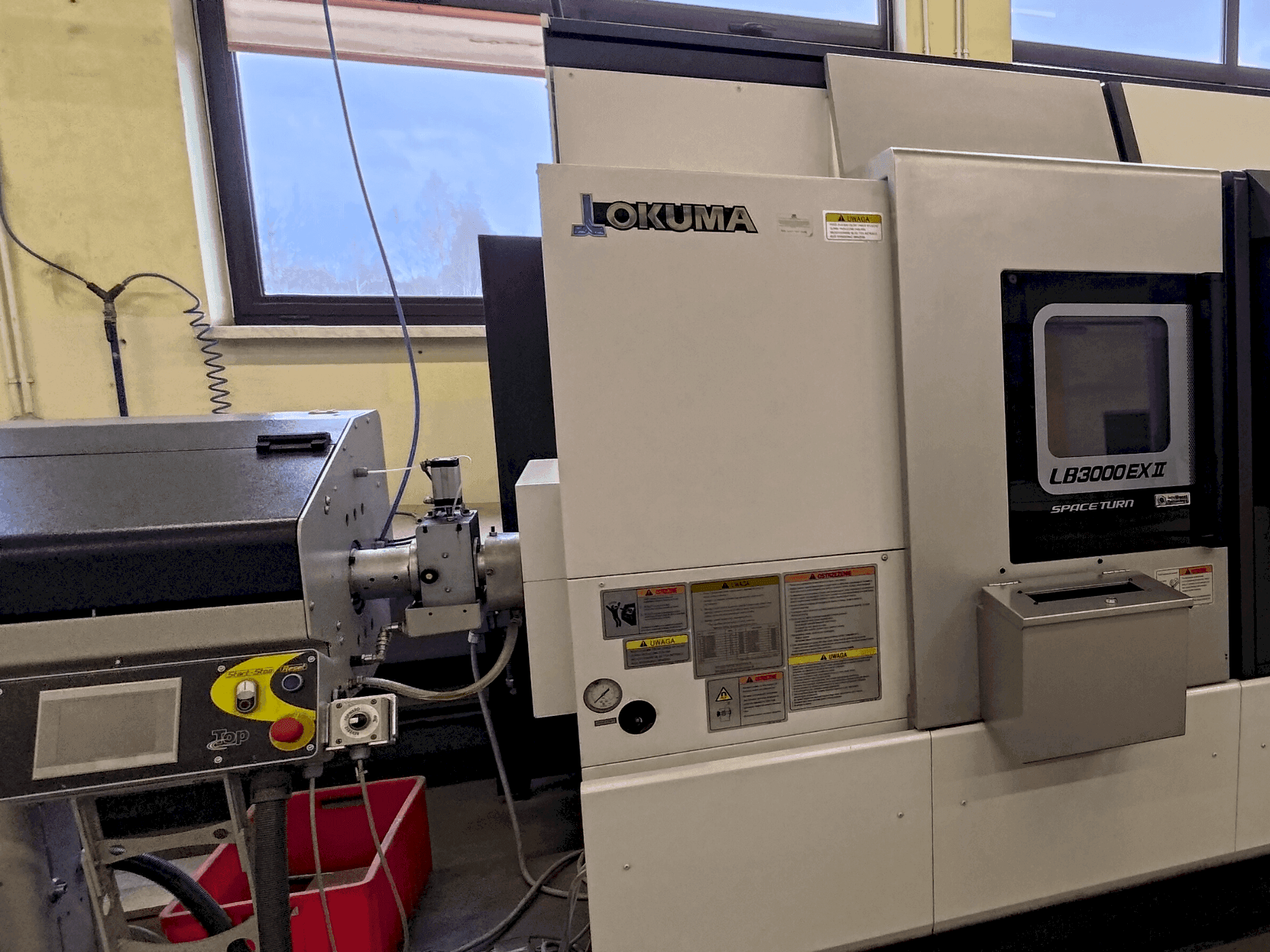 Koneen Okuma LB 3000 EXII MYW 450 etunäkymä