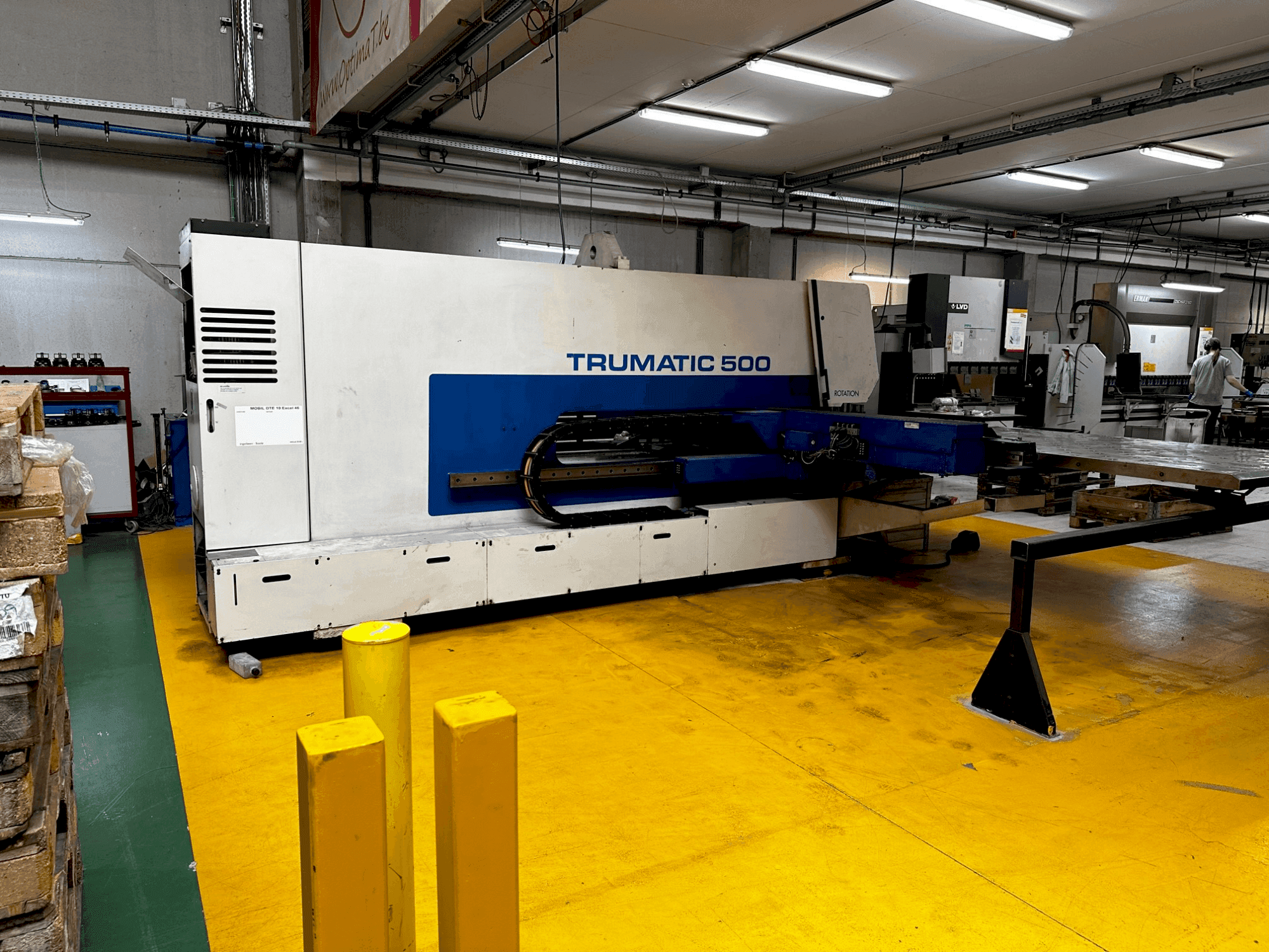 Koneen TRUMPF Trumatic 500 etunäkymä