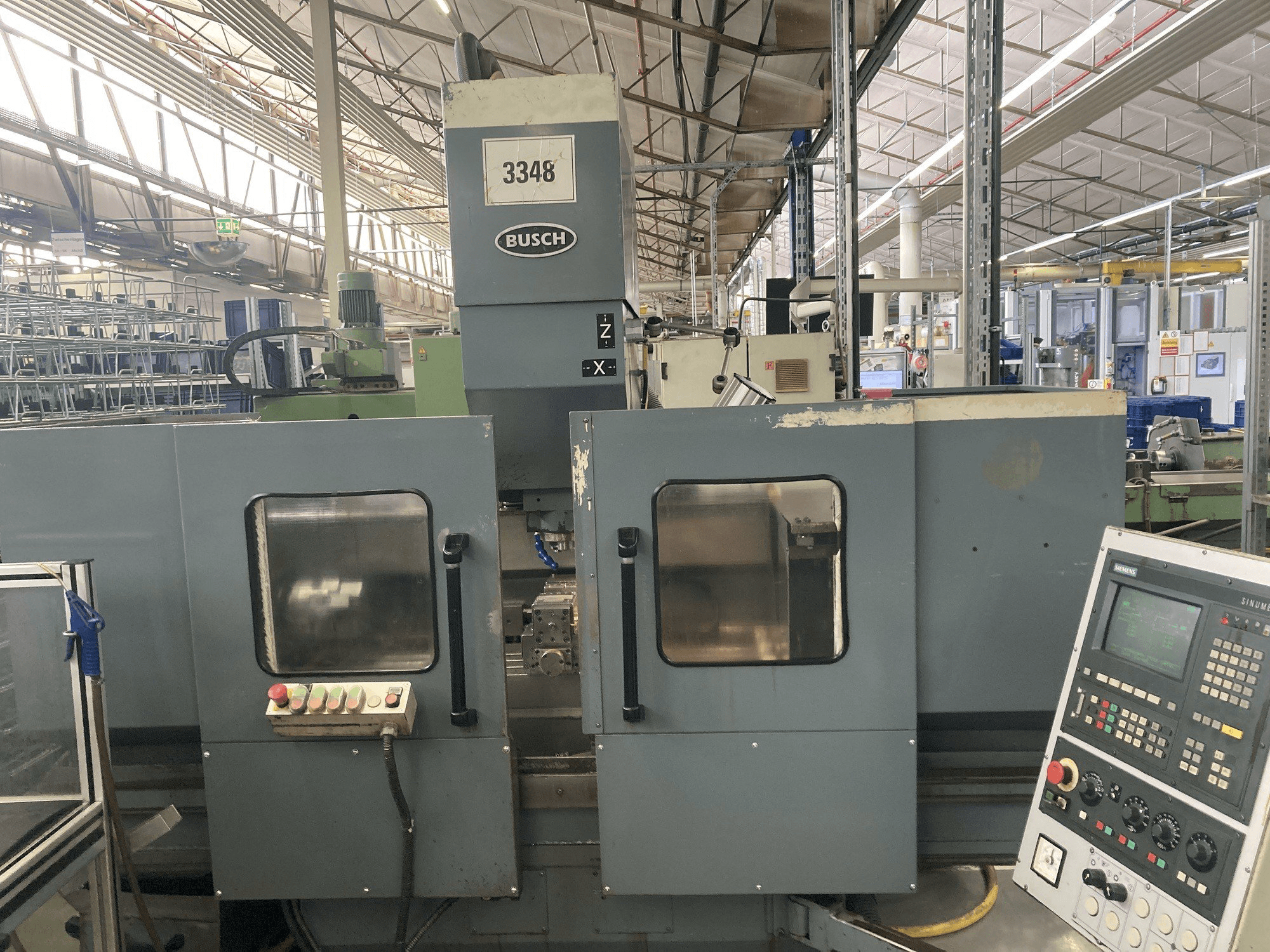 Koneen BUSCH FB 1- 150 etunäkymä