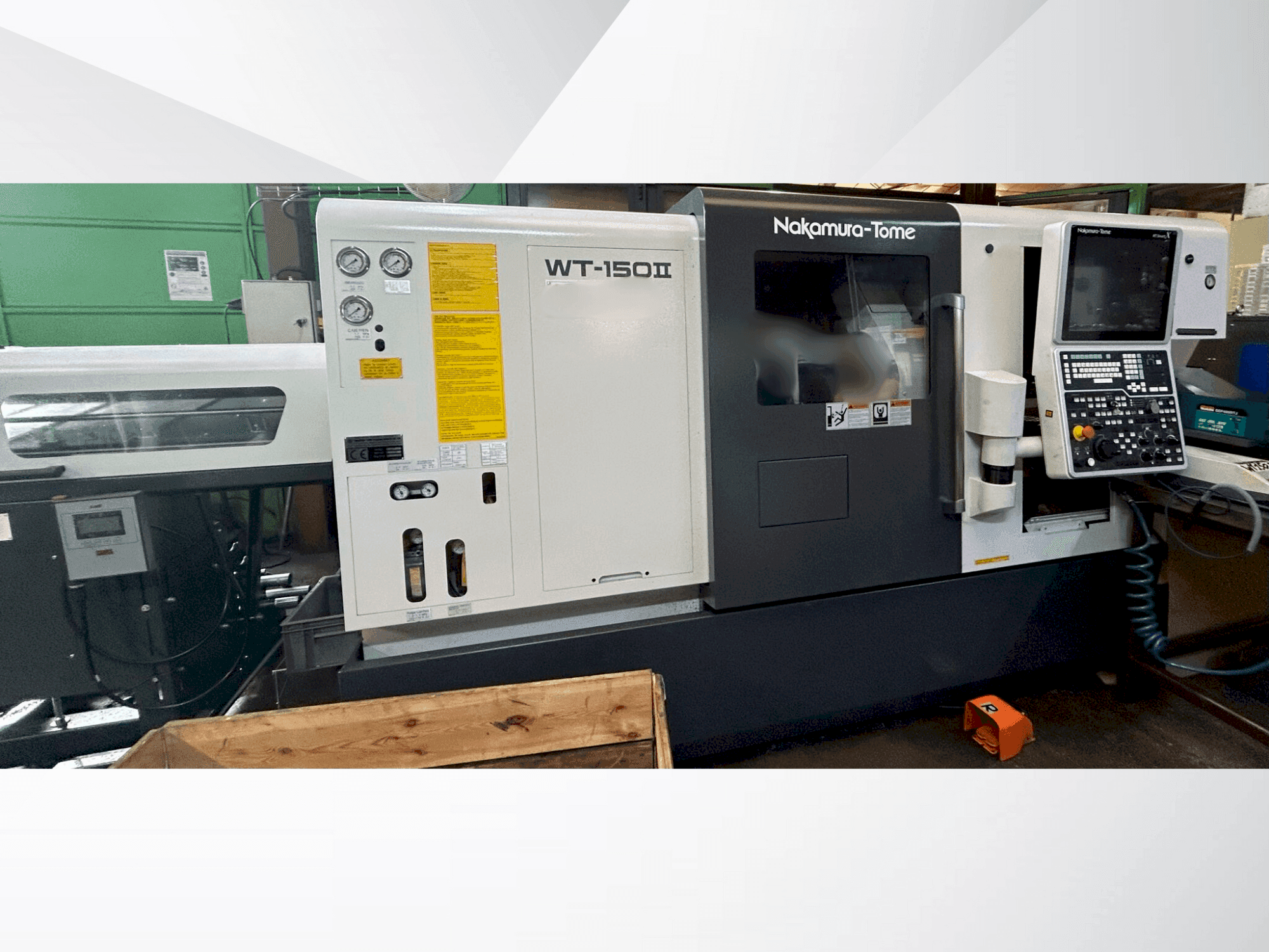 Koneen NAKAMURA-TOME WT 150 etunäkymä