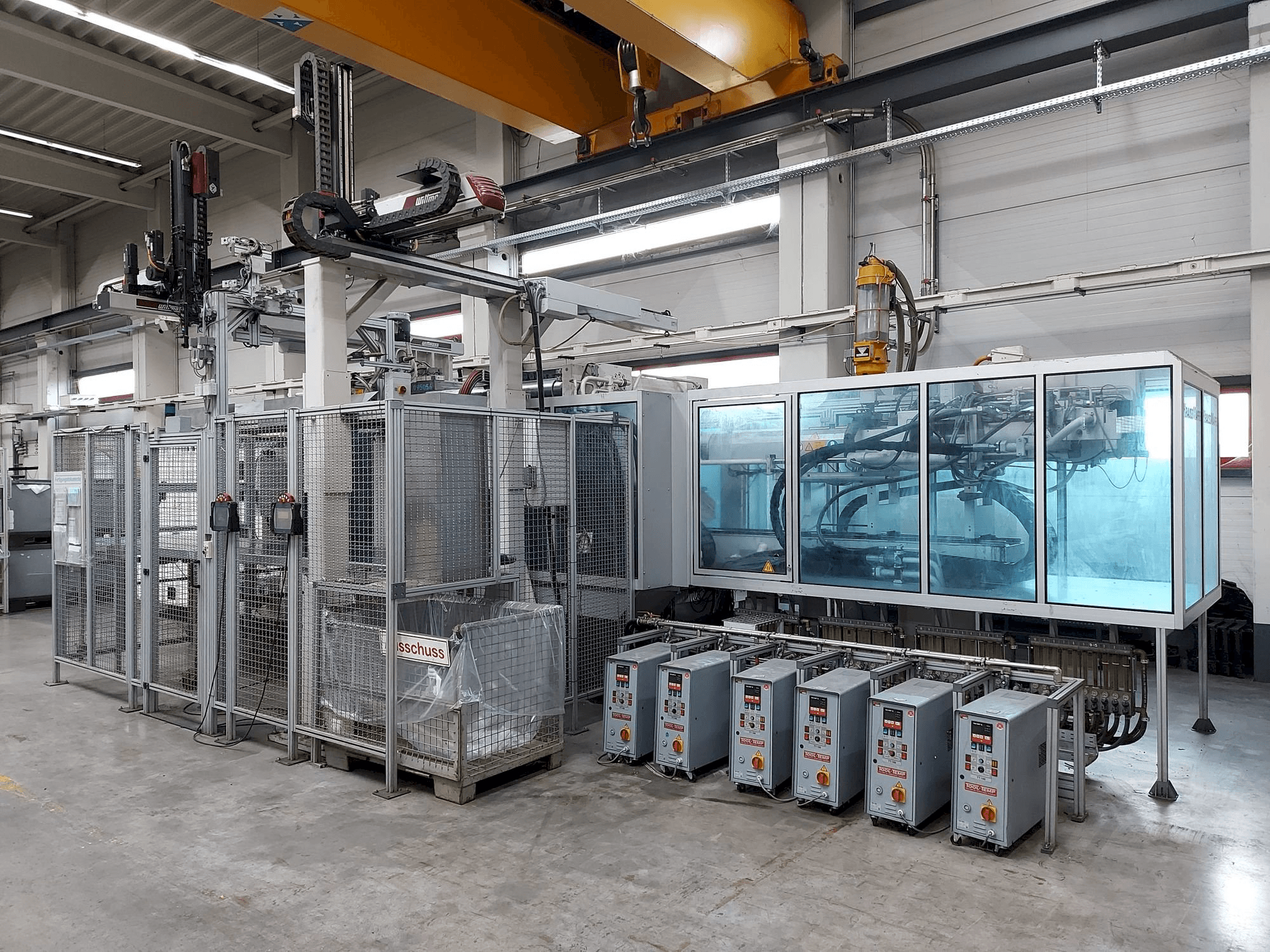 Koneen Krauss Maffei 650 Tandem etunäkymä