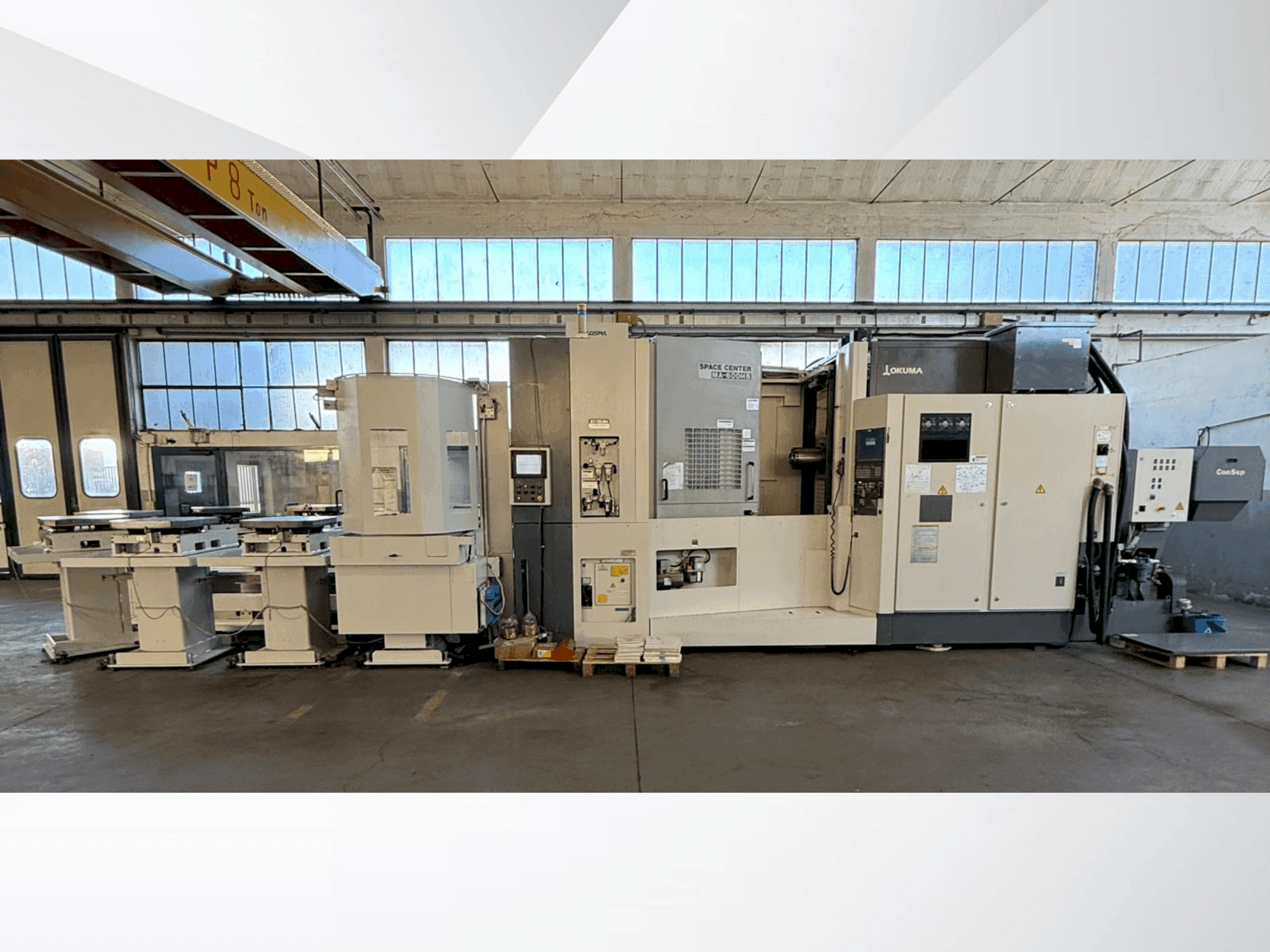 Koneen Okuma SPACE CENTER MA-600HB etunäkymä