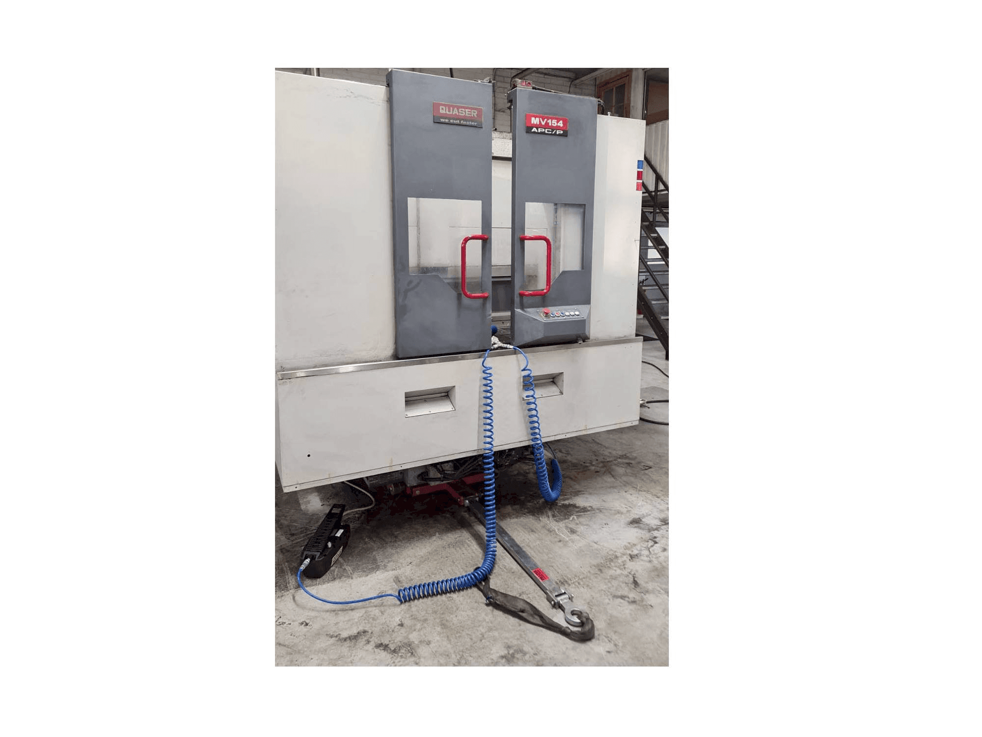 Koneen Quaser MV154APC/P12 etunäkymä