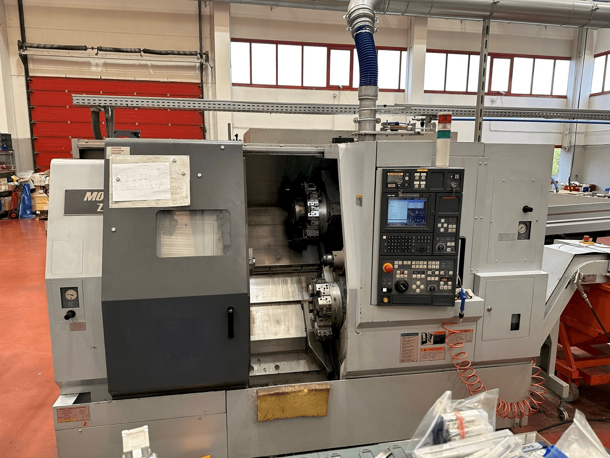Koneen MORI SEIKI ZL 203 MC etunäkymä