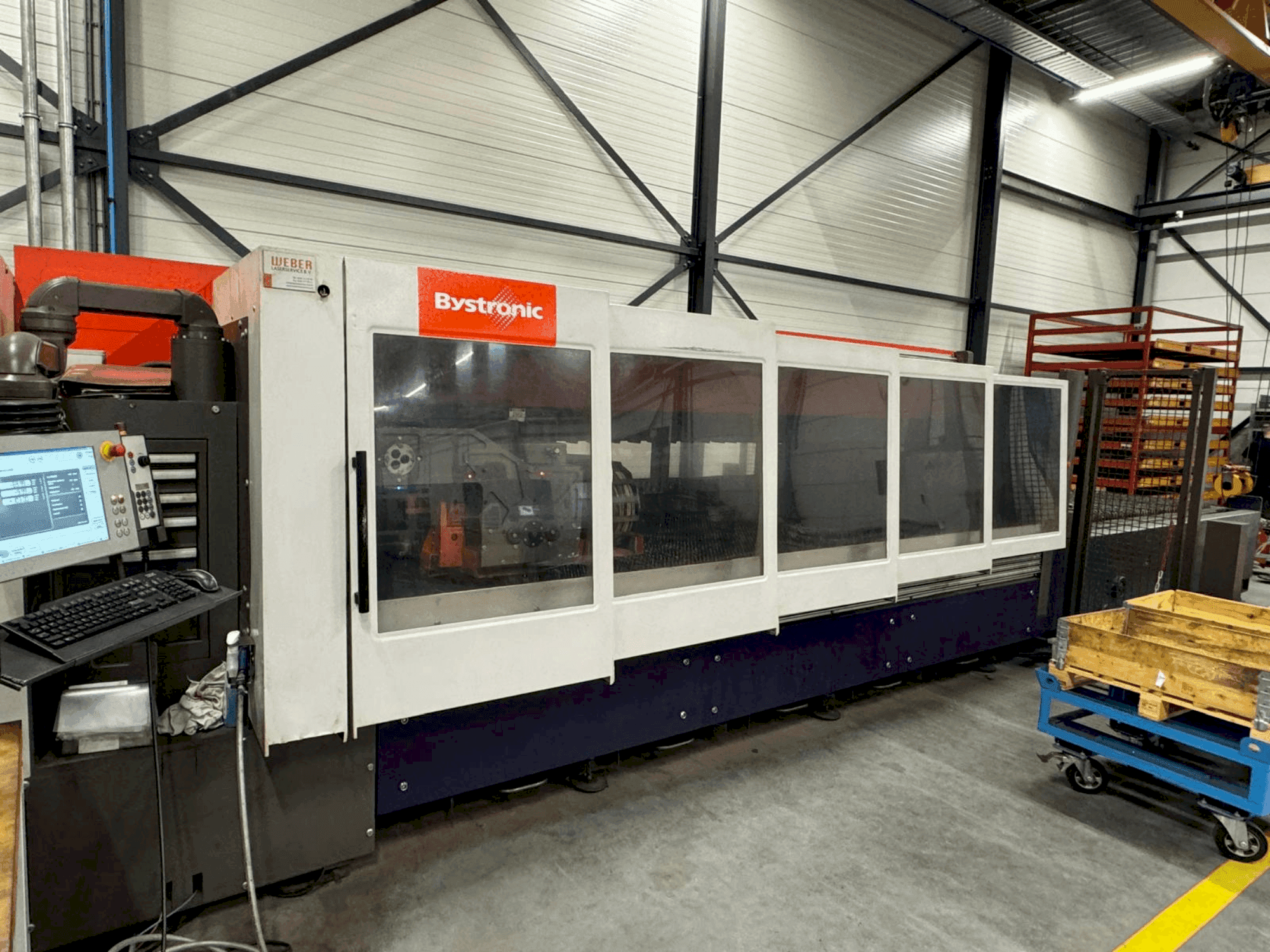 Koneen Bystronic BySpeed 3015 etunäkymä