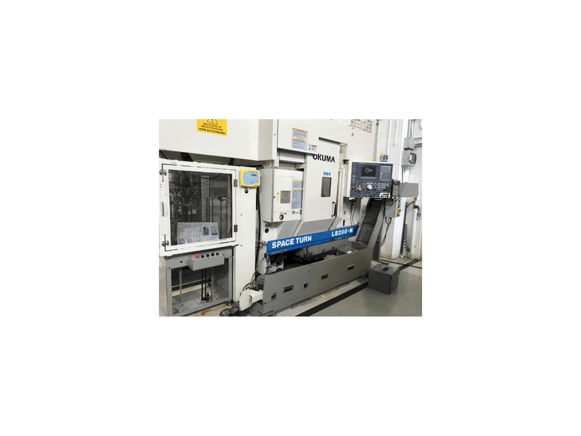 Koneen Okuma LB 200 M etunäkymä