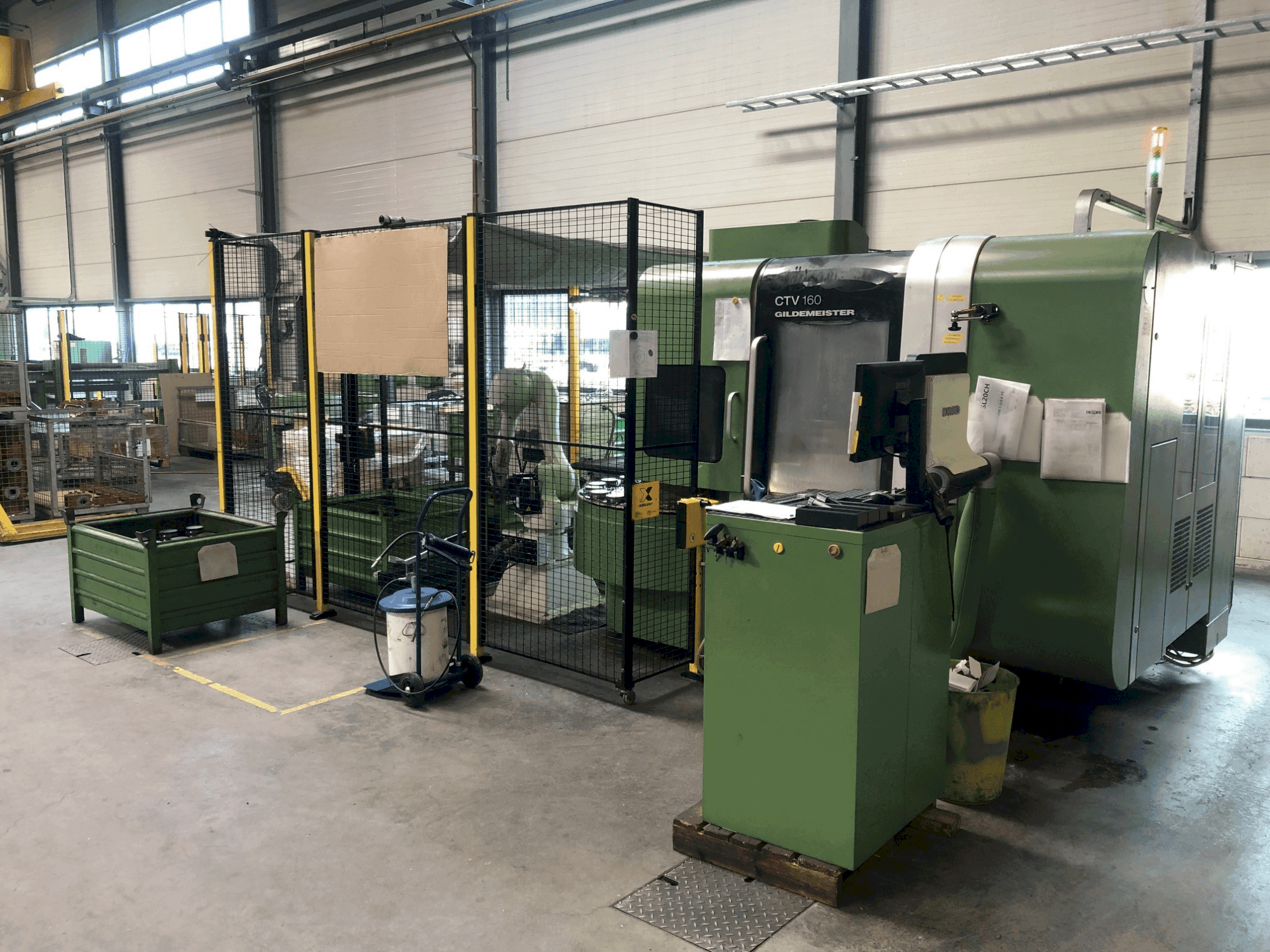 Koneen DMG Gildemeister CTV 160 etunäkymä