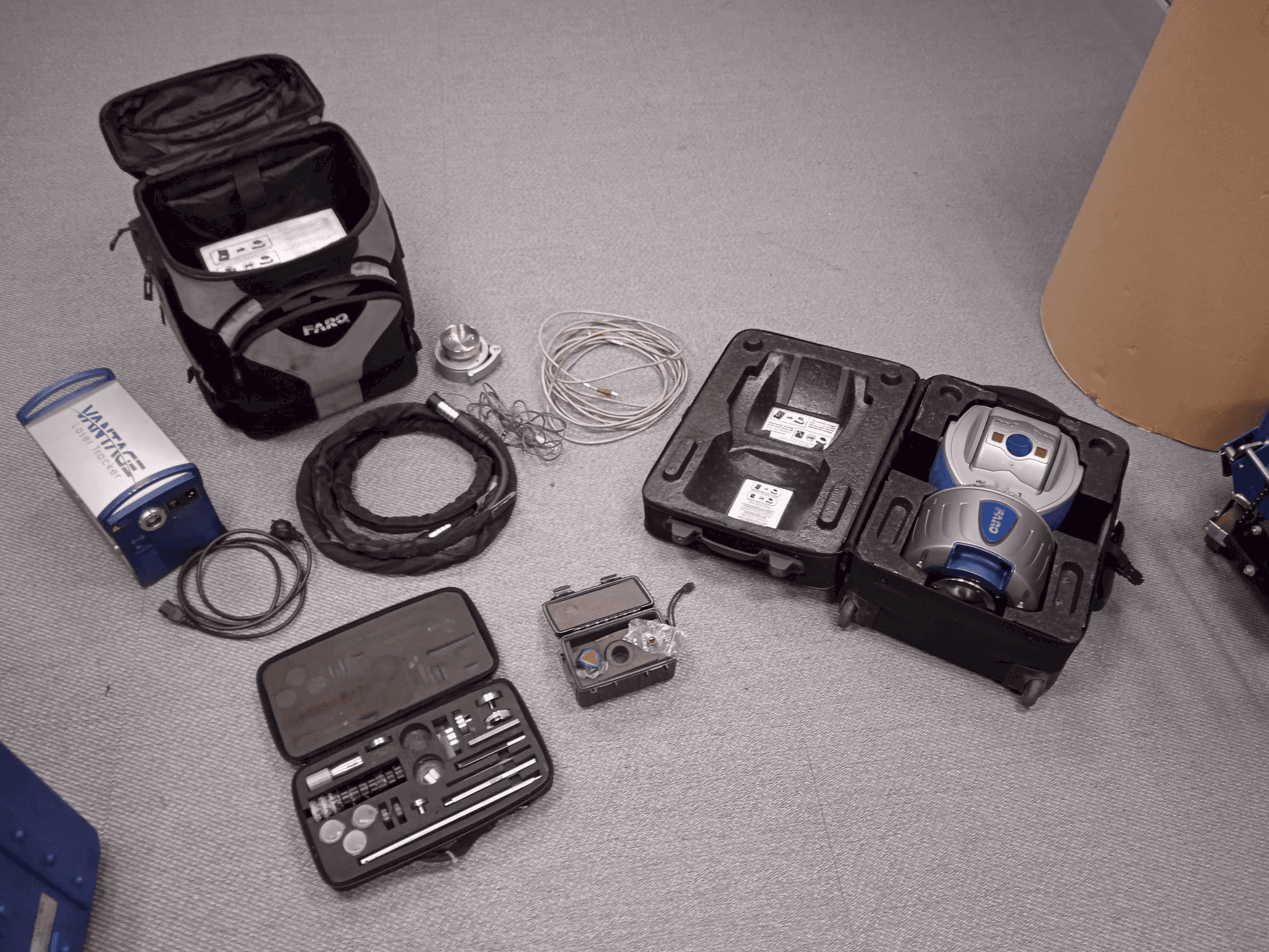 Koneen Faro Advantage Laser Tracker etunäkymä