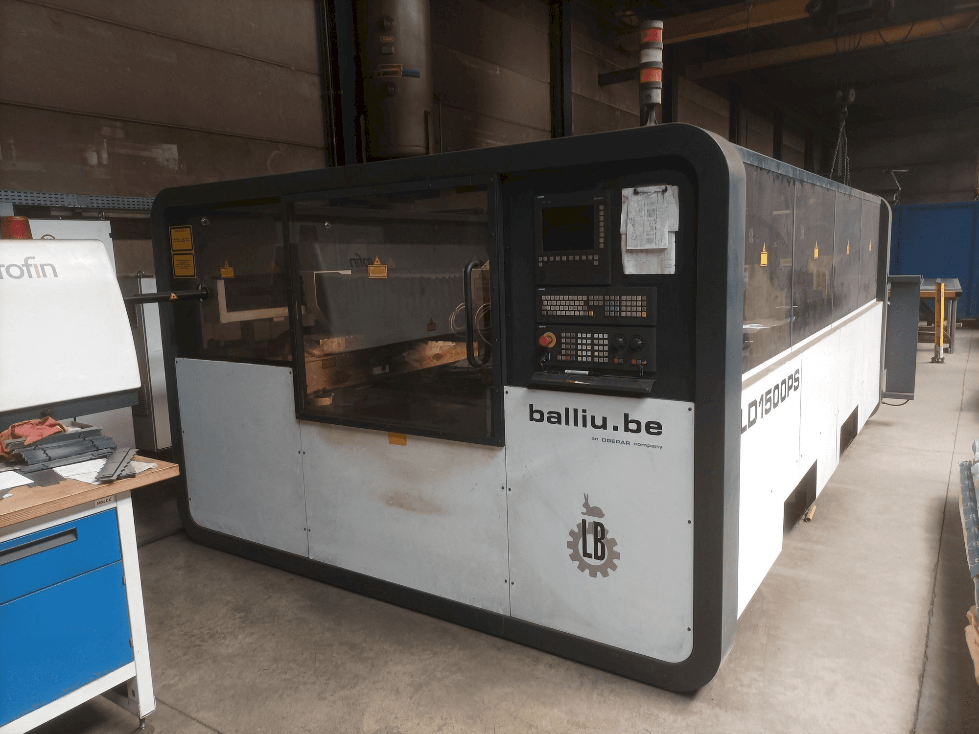 Koneen Balliu LD 1500 PS etunäkymä