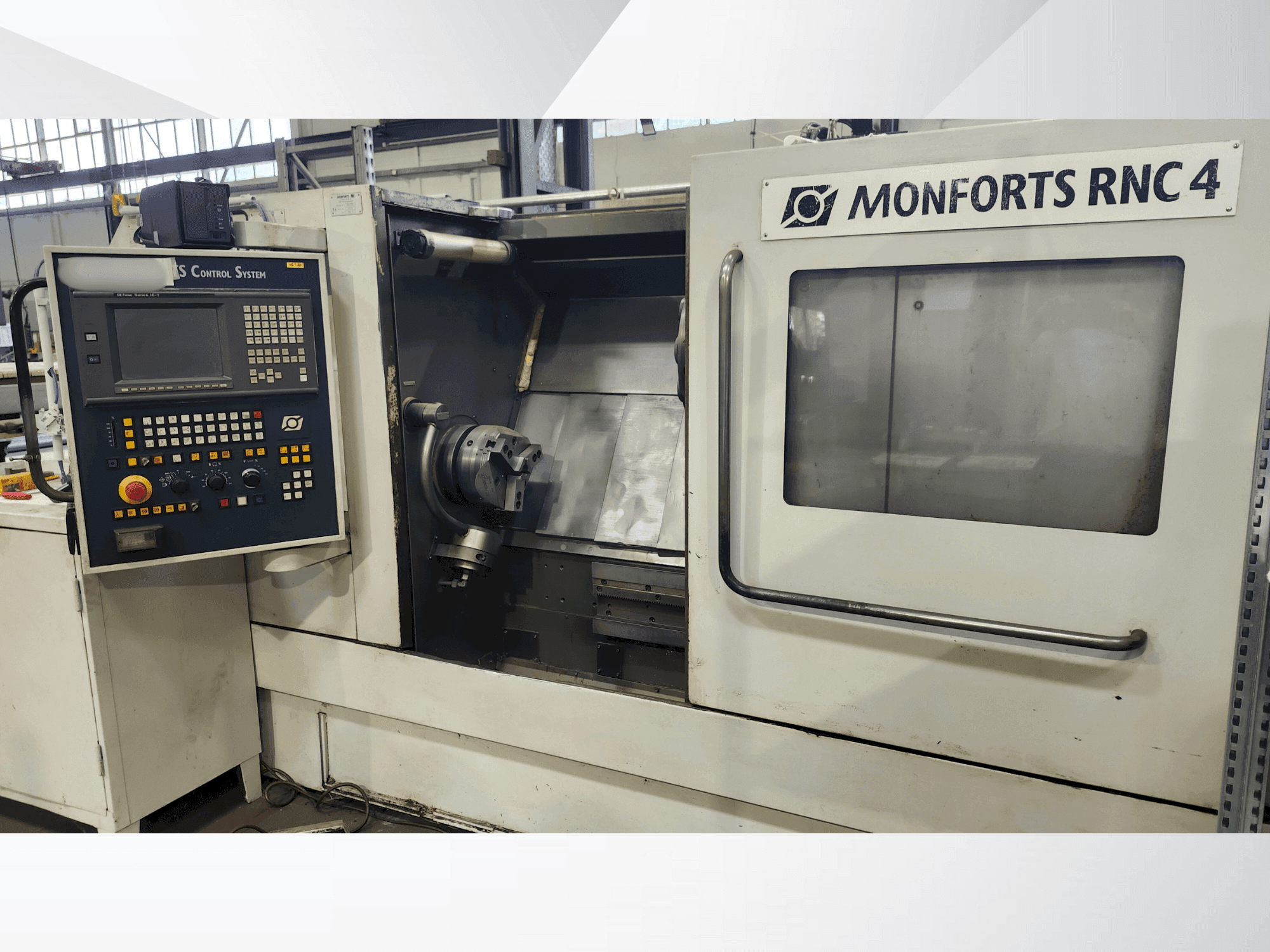 Koneen Monforts RNC 4 etunäkymä