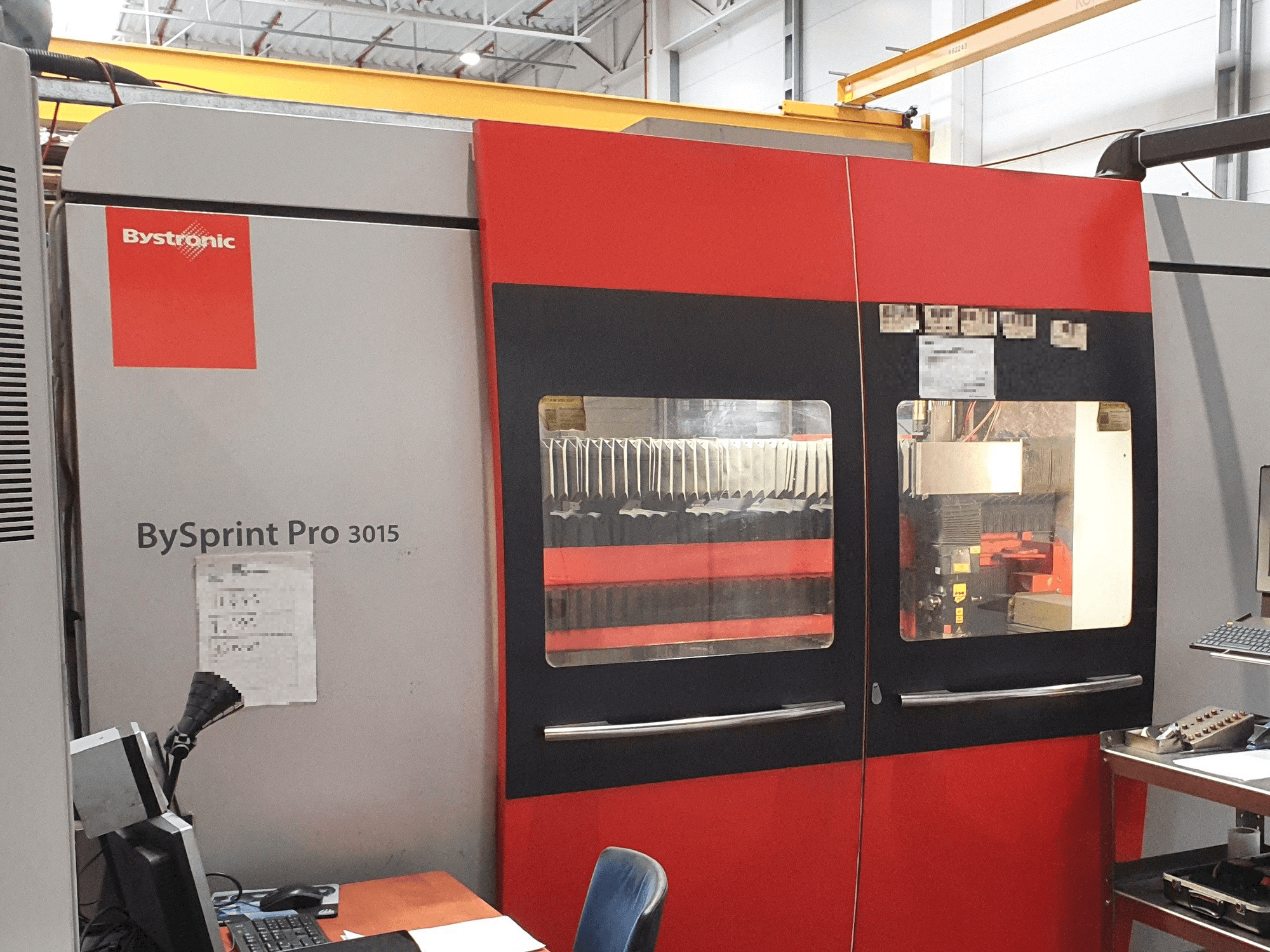Koneen Bystronic BySprint Pro 3015 etunäkymä