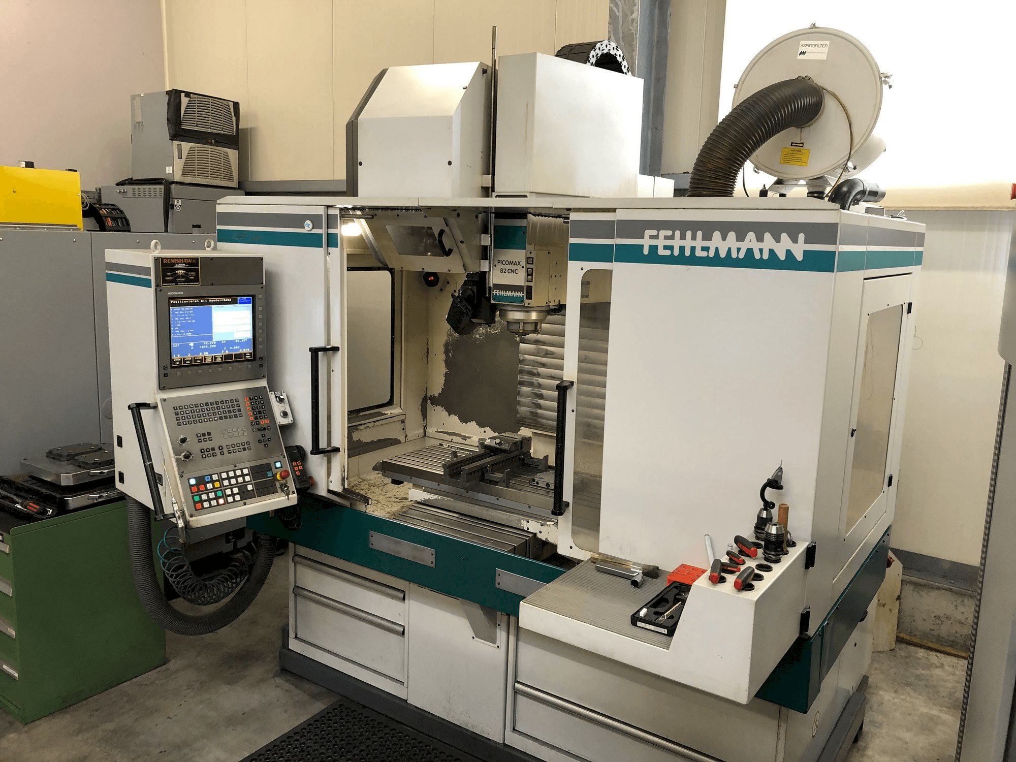 Koneen FEHLMANN PICOMAX 82 CNC etunäkymä