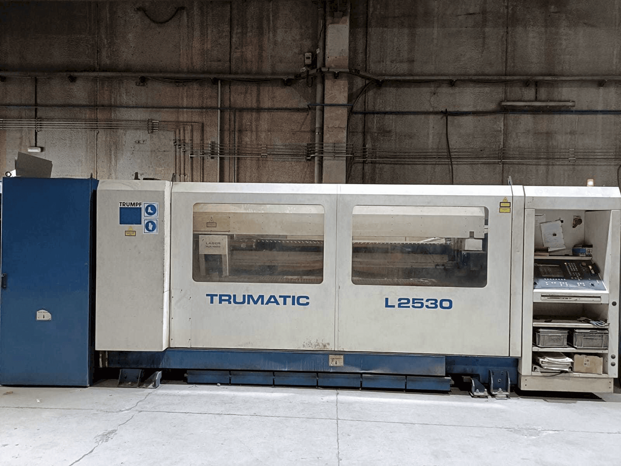 Koneen Trumpf Trumatic L2530 etunäkymä